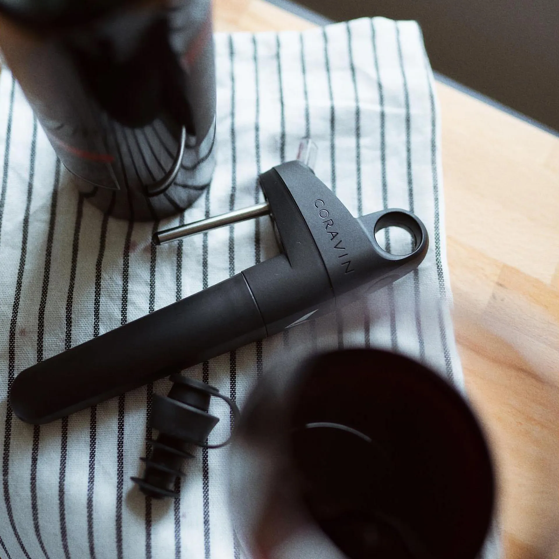 Coravin Pivot Wine by the Glass System - Black - Chenab Gourmet