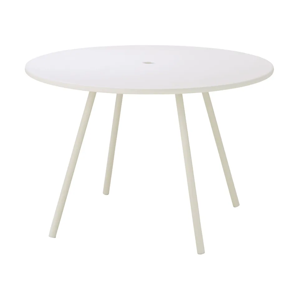 Area Bord, Ø 110, White, Aluminium