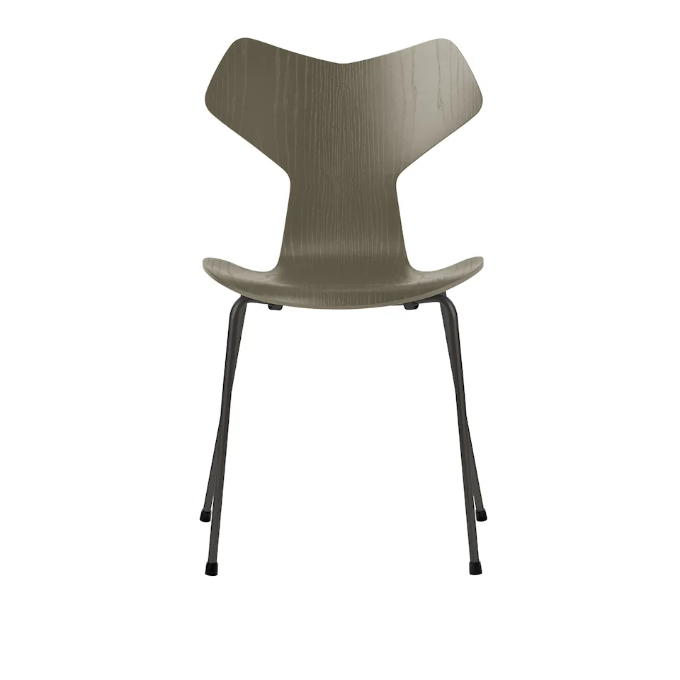 3130 Grand Prix Chair Ash Veneer Warm Graphite