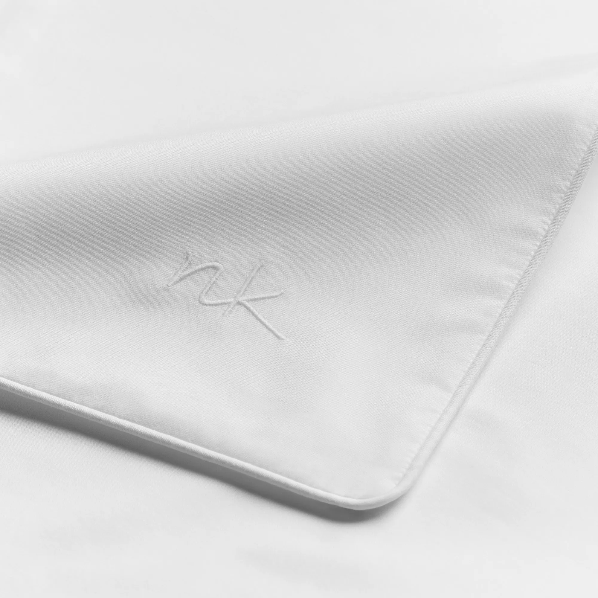 Percale Crisp White/White sengesæt - 7