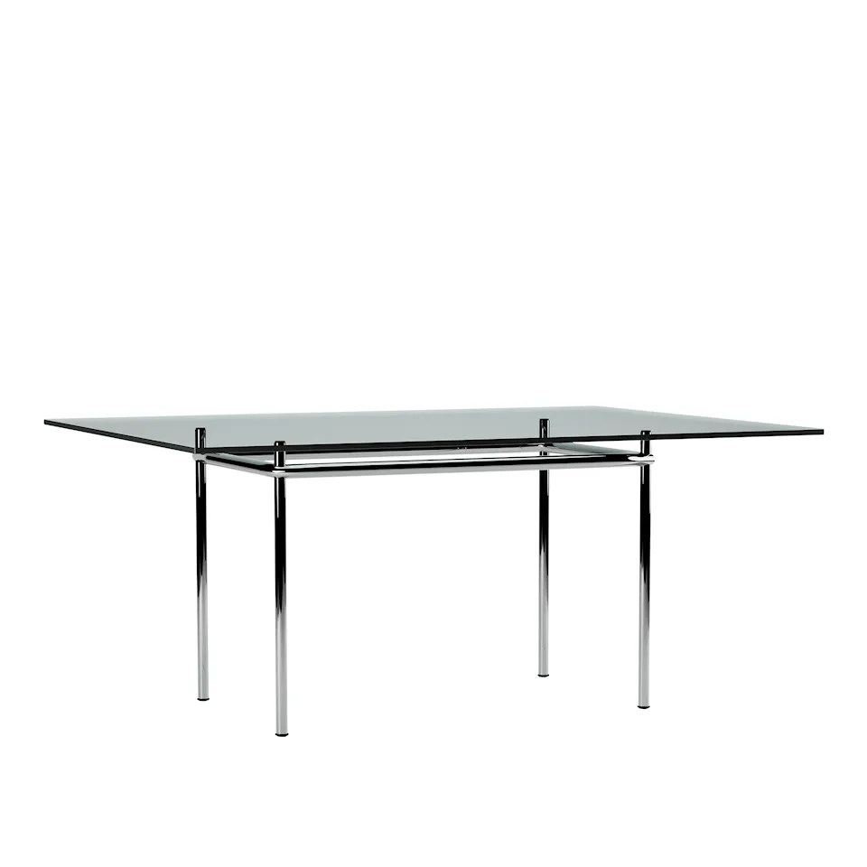 LC12 La Roche tafel Chrome Steel Base 120 X 80 cm