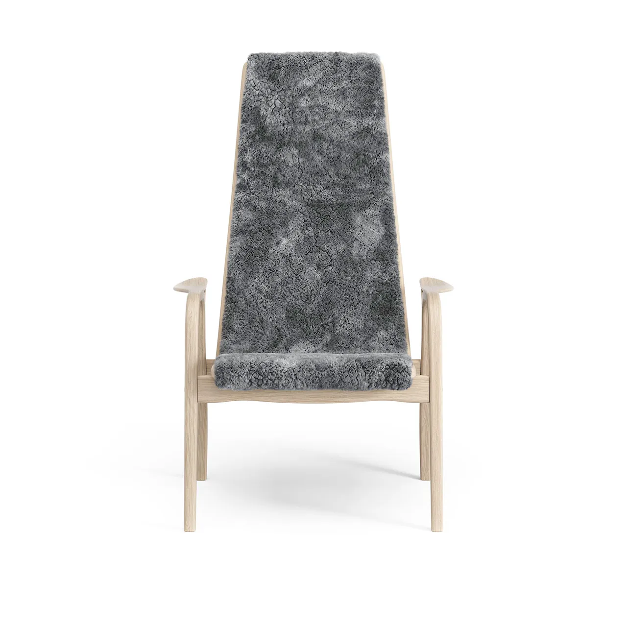 Lamino Armchair White Pigmented Oak - Scandinavian Grey