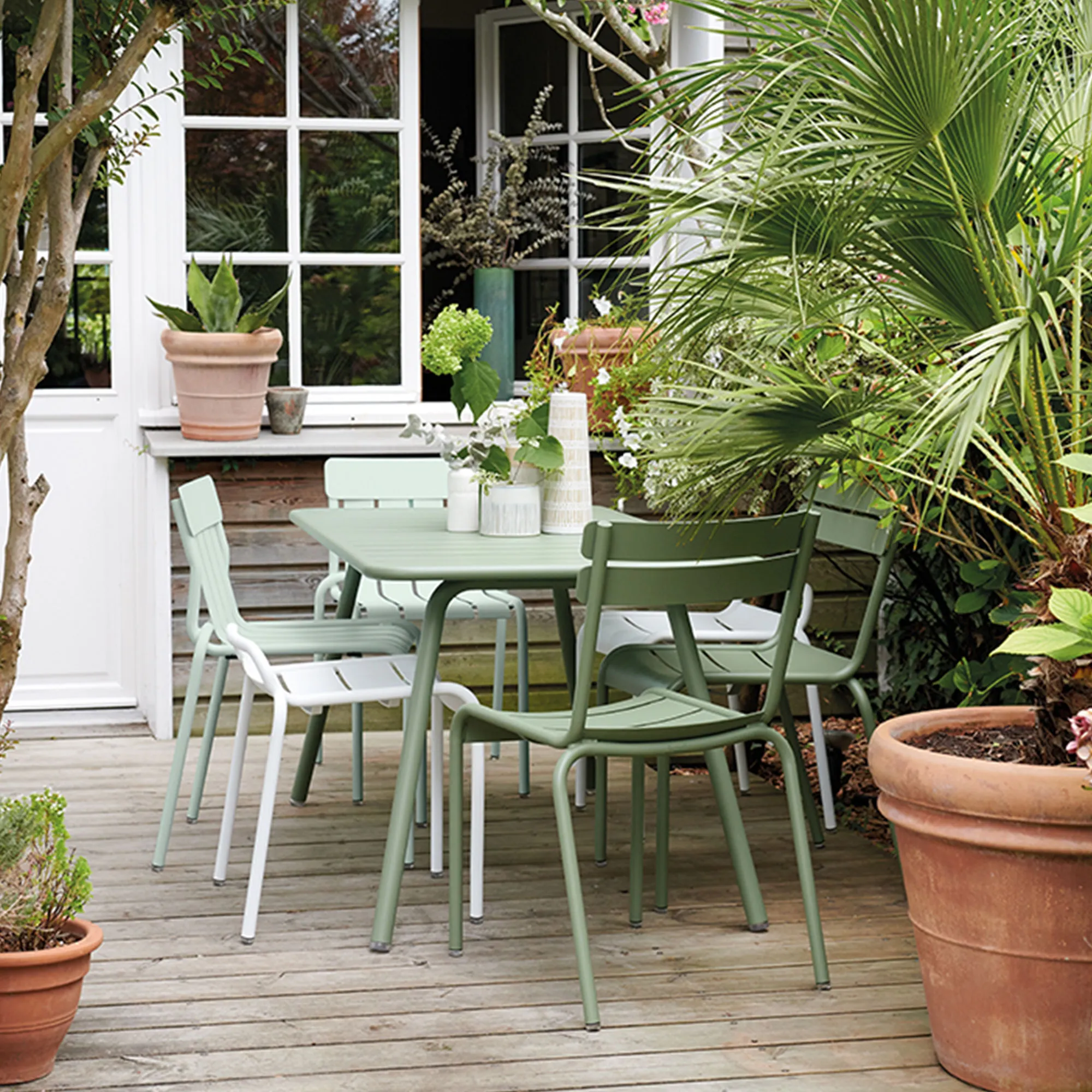 Luxembourg Outdoor Dining Table 207 x 100 cm - 4