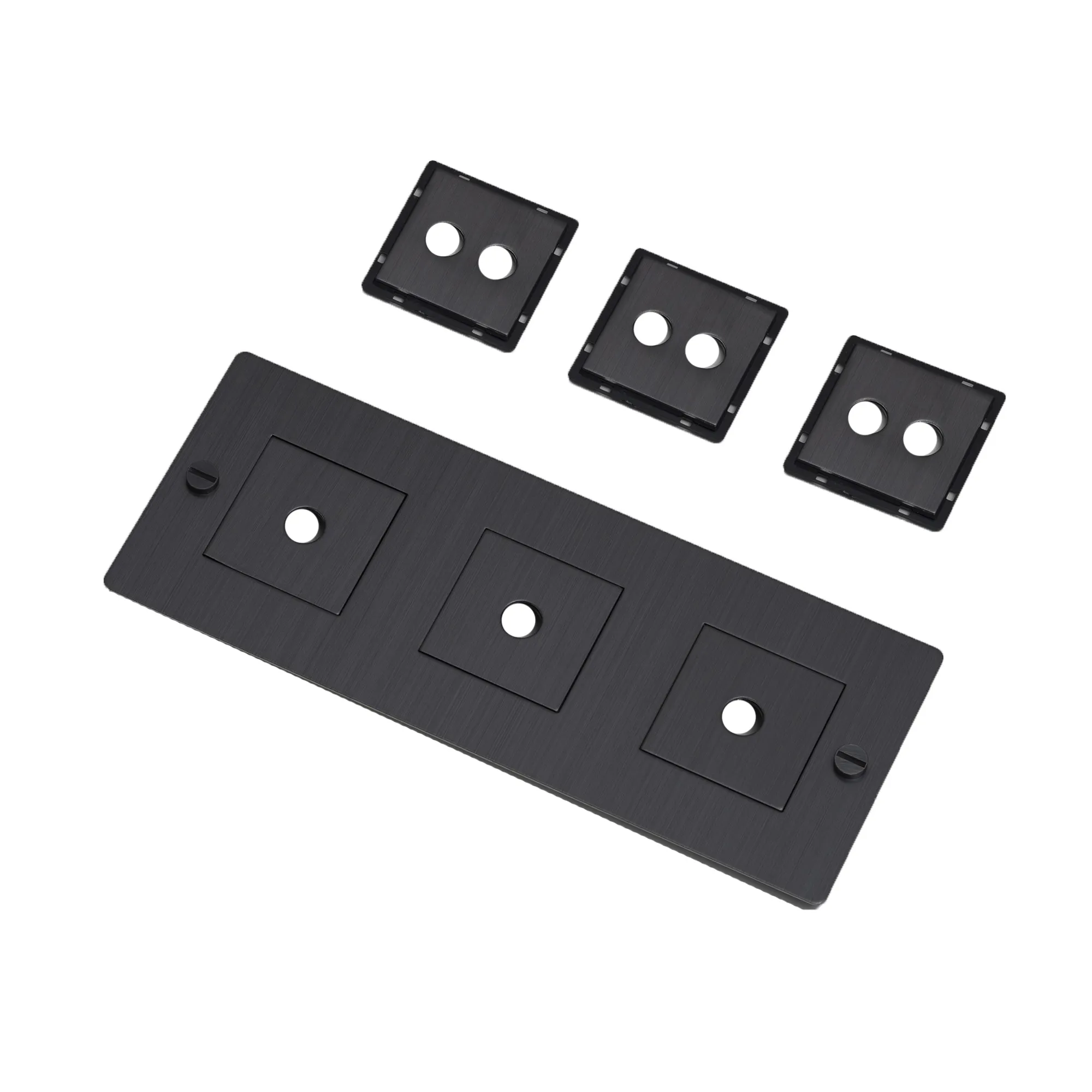 3G Wall Plate Horizontal With Infills - 1