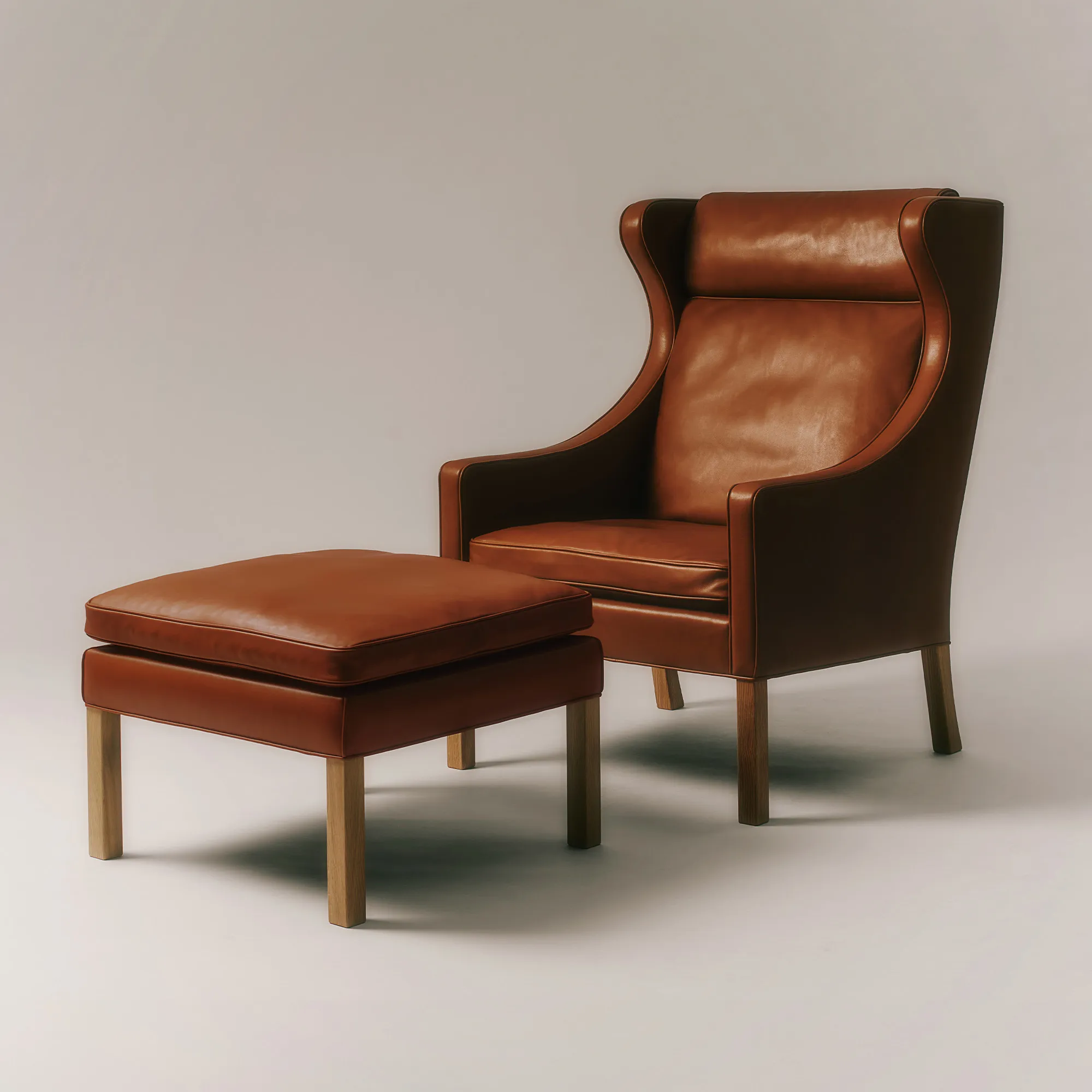 Buy Mogensen 2202 Ottoman from Fredericia Furniture | NO GA