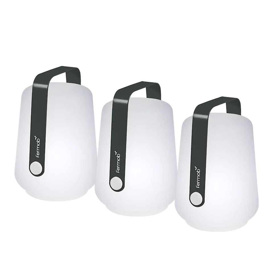 Balad Set of 3 Lamps Anthracite