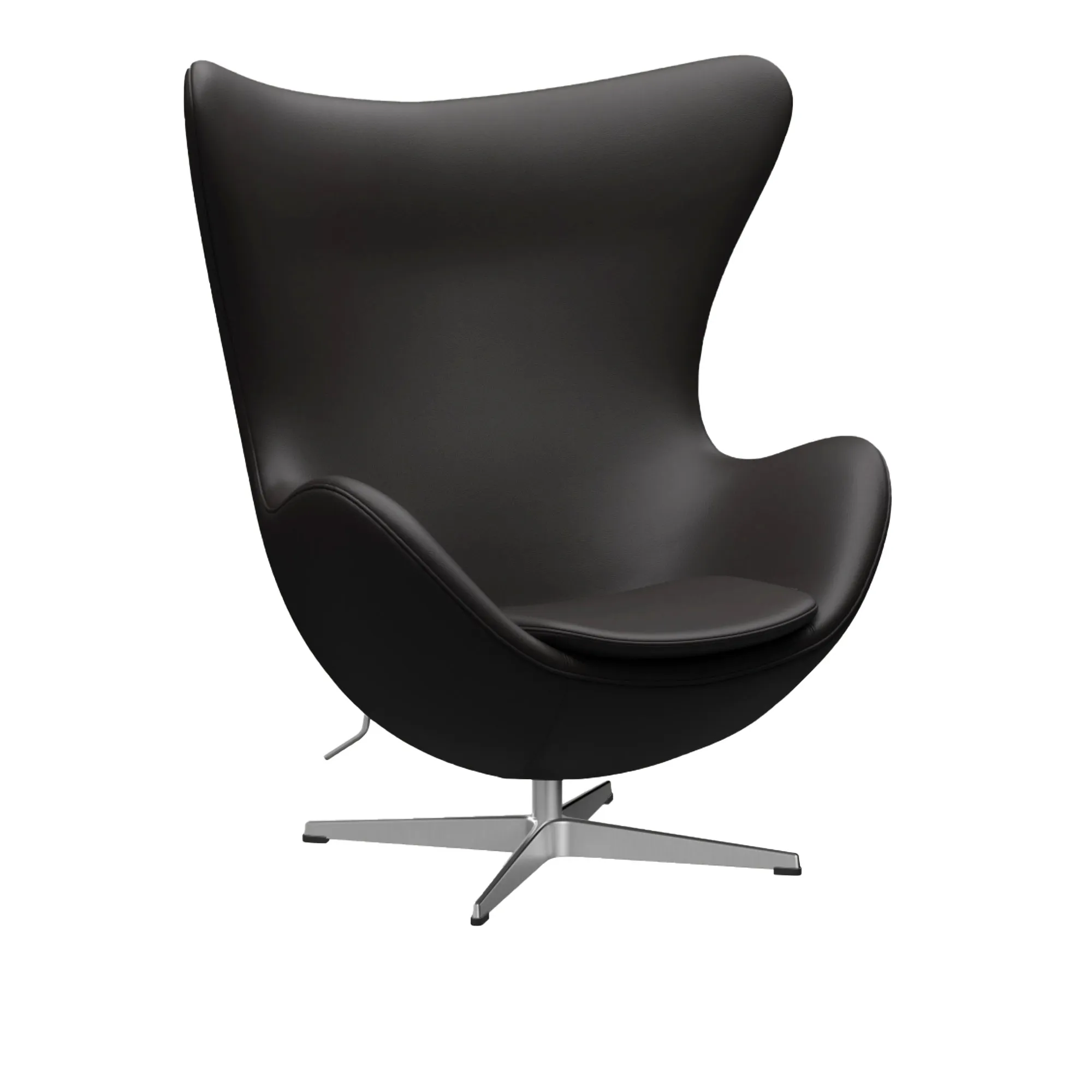 3316 Egg Lounge Chair Satin Polished - 1