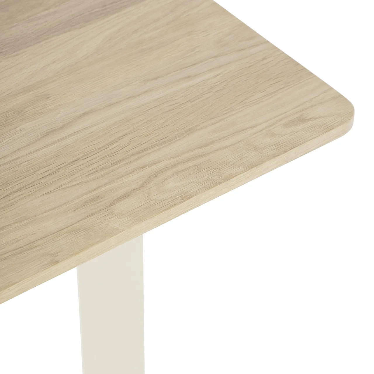 70/70 Table ruokapöytä 170x85 cm, Massiivitammi/Hiekka