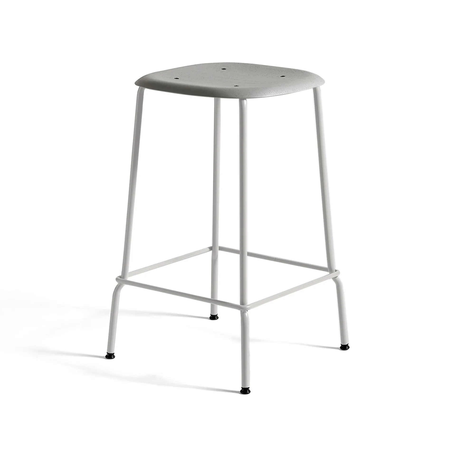 Soft Edge 80 Bar Stool Soft Grey - HAY - Iskos-Berlin - NO GA