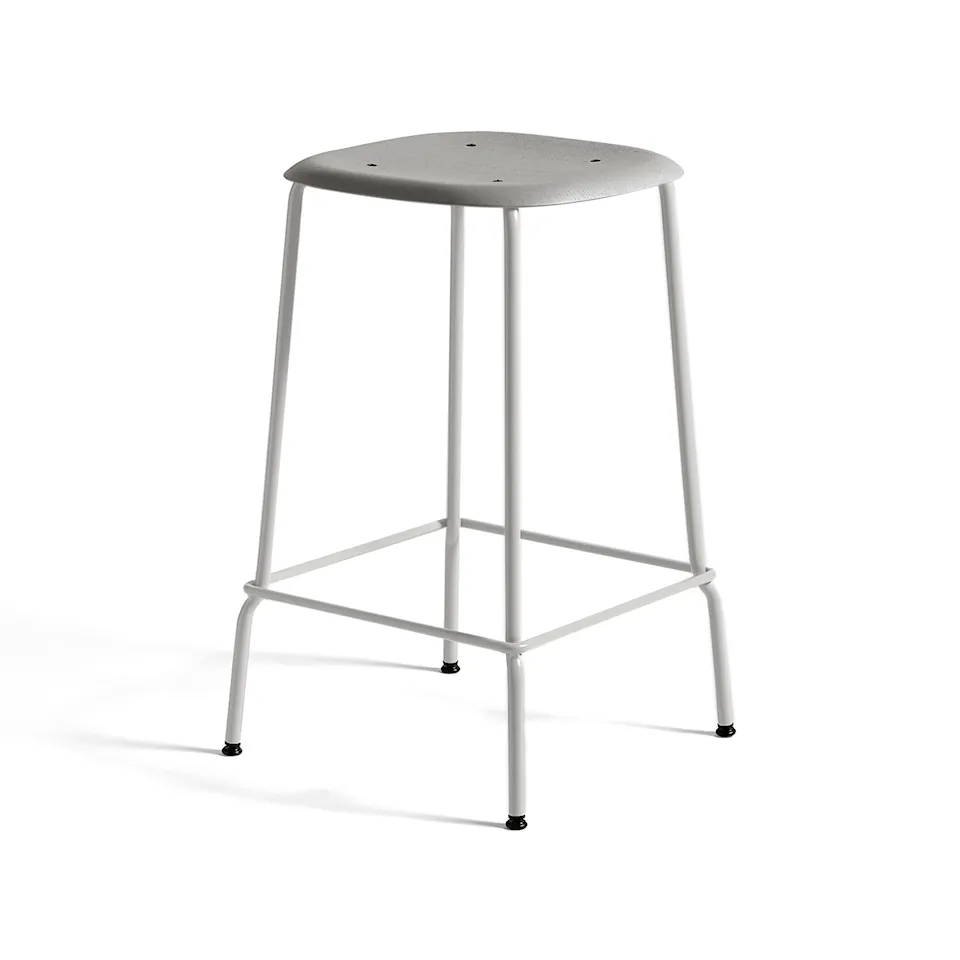 Soft Edge 80 Bar Stool Soft Grey