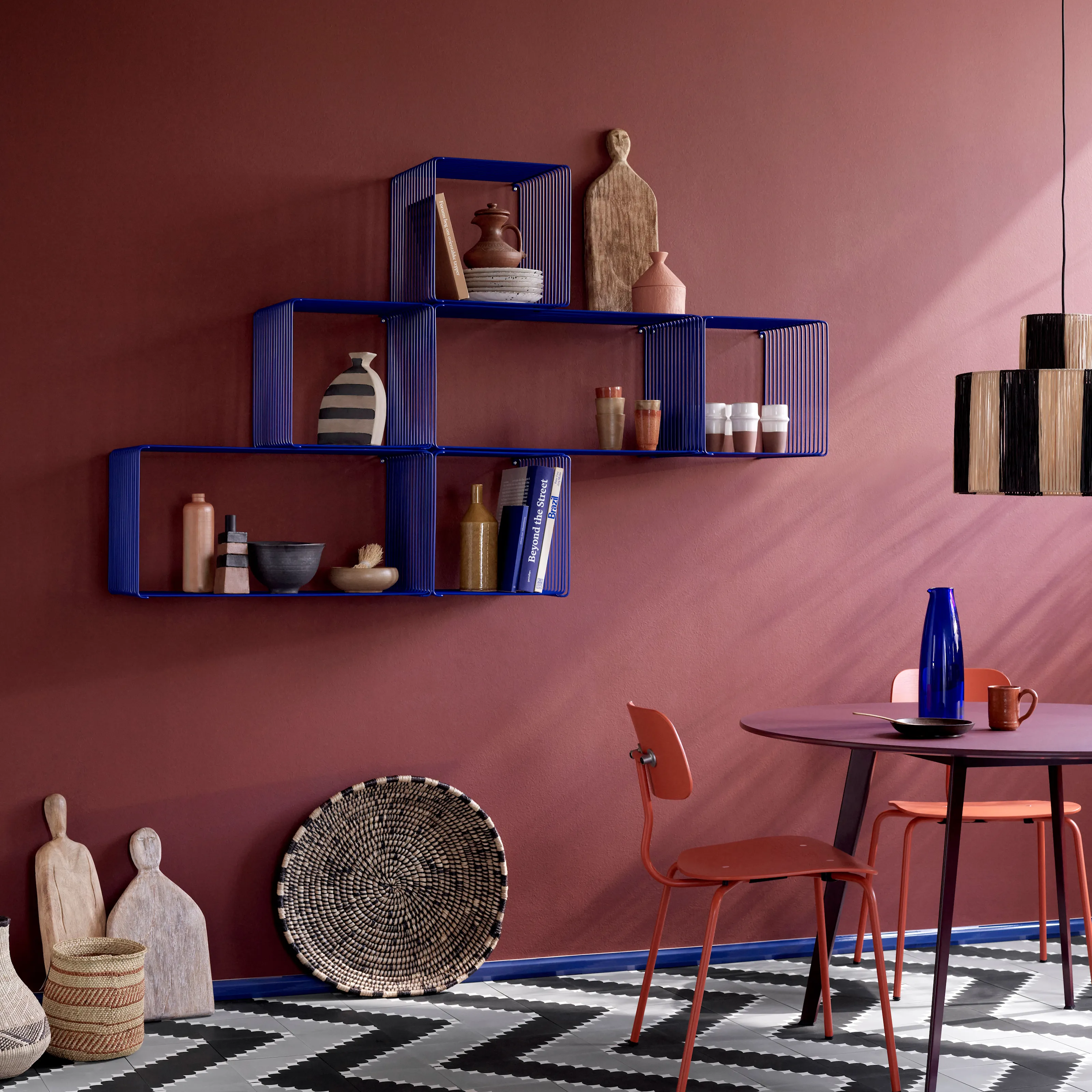 Panton Wire Single Shelf 35 cm - 4