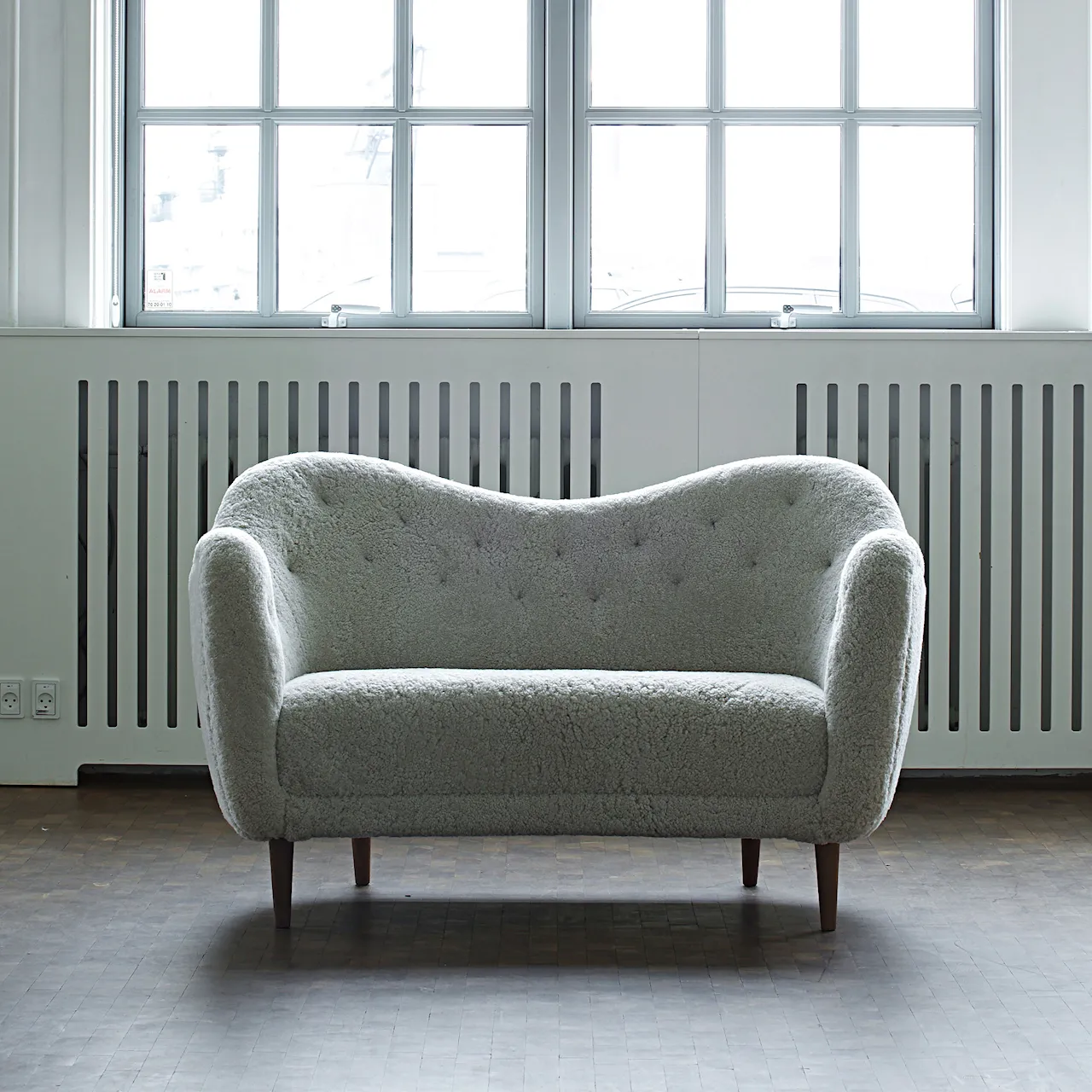 46 sofa Clear oiled oak