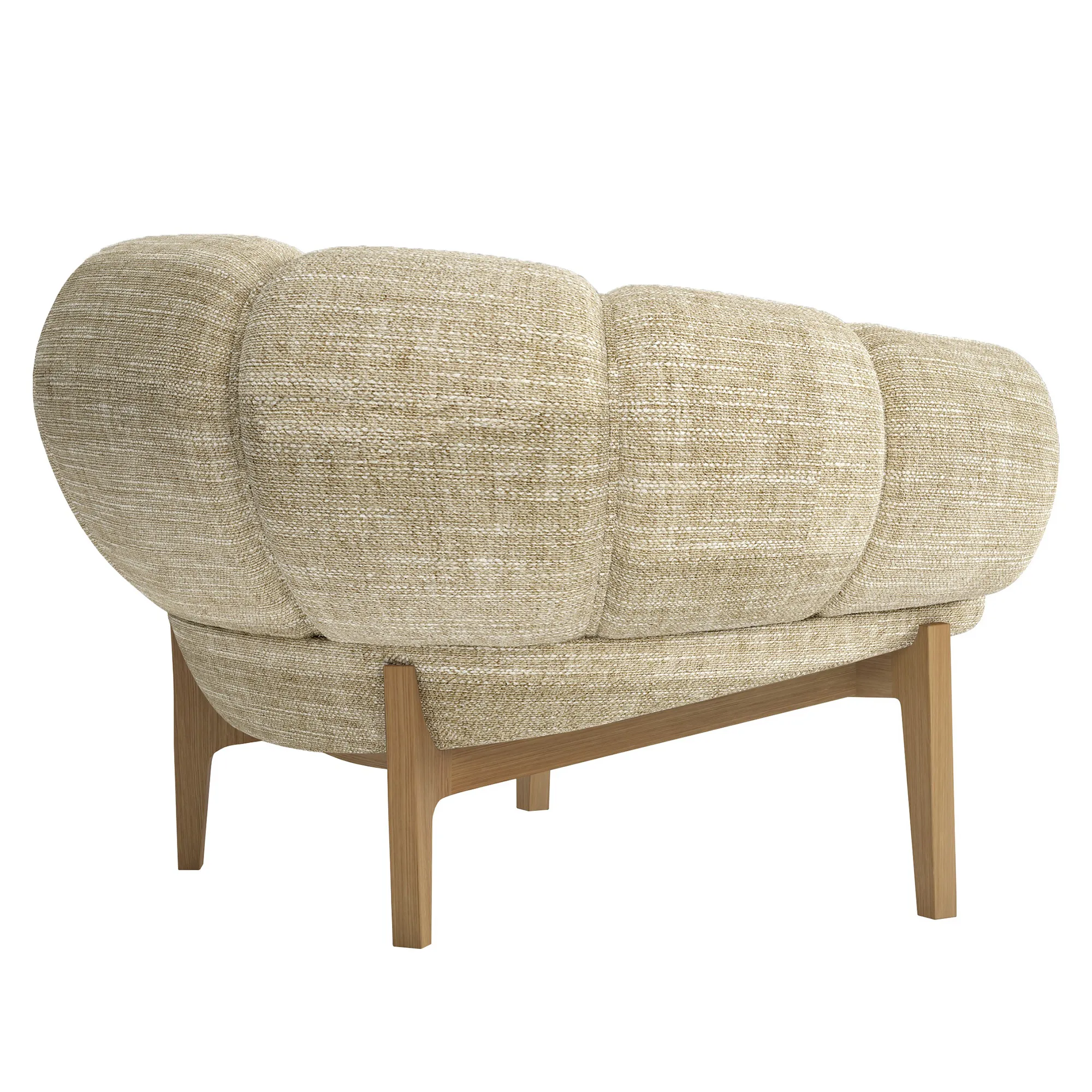 Croissant Lounge Chair Oak - 3