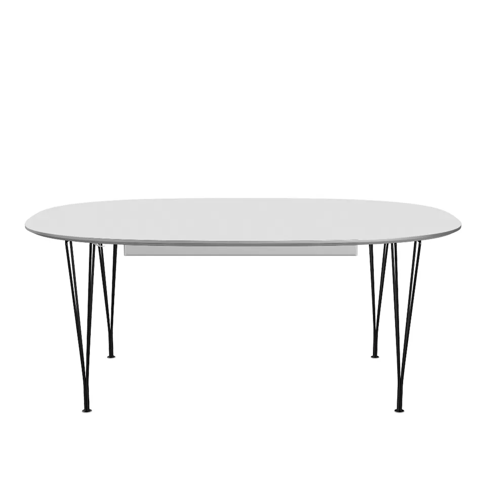 B619 Superellipse uitschuifbare eettafel 180–300 x 120 cm
