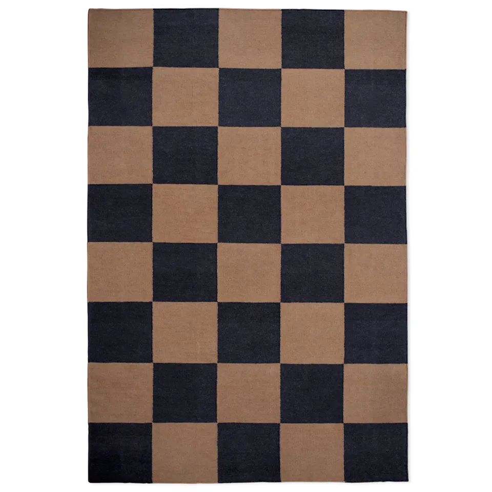Square Tobacco Wool Rug