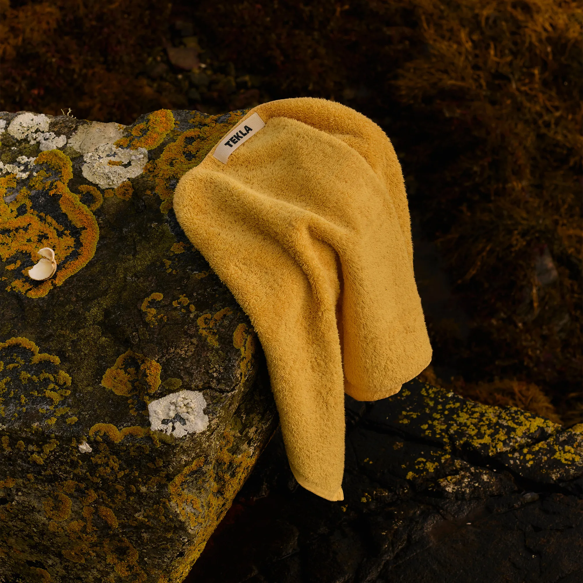 Terry Yellow Ochre Towel - 3