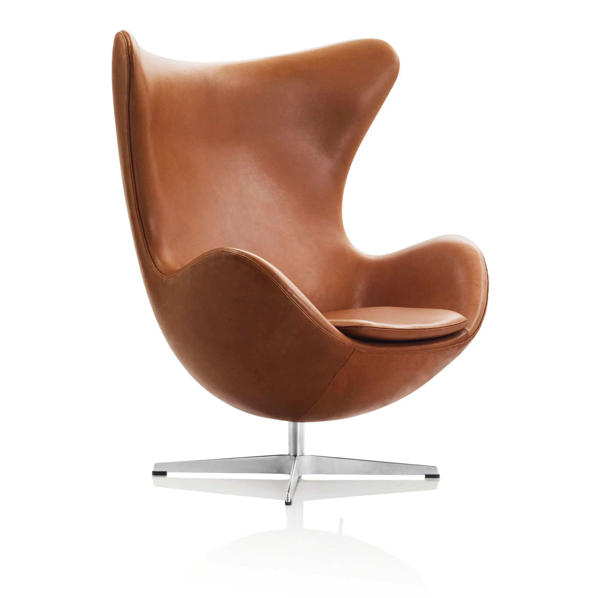 3316 Egg Lounge Chair Satin Polished - 1