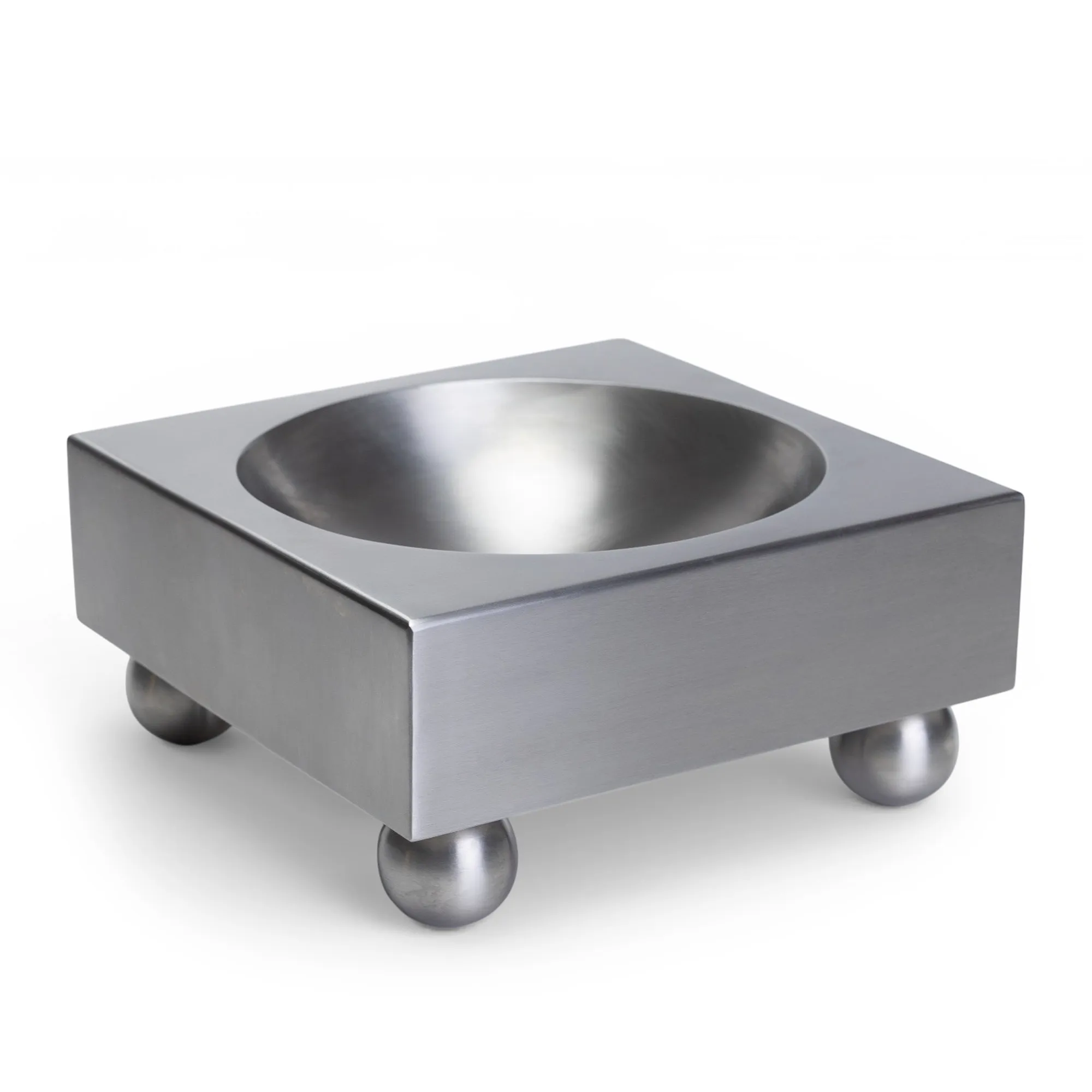 Brushed Stainless Steel Tray decoratieve schaal - 1