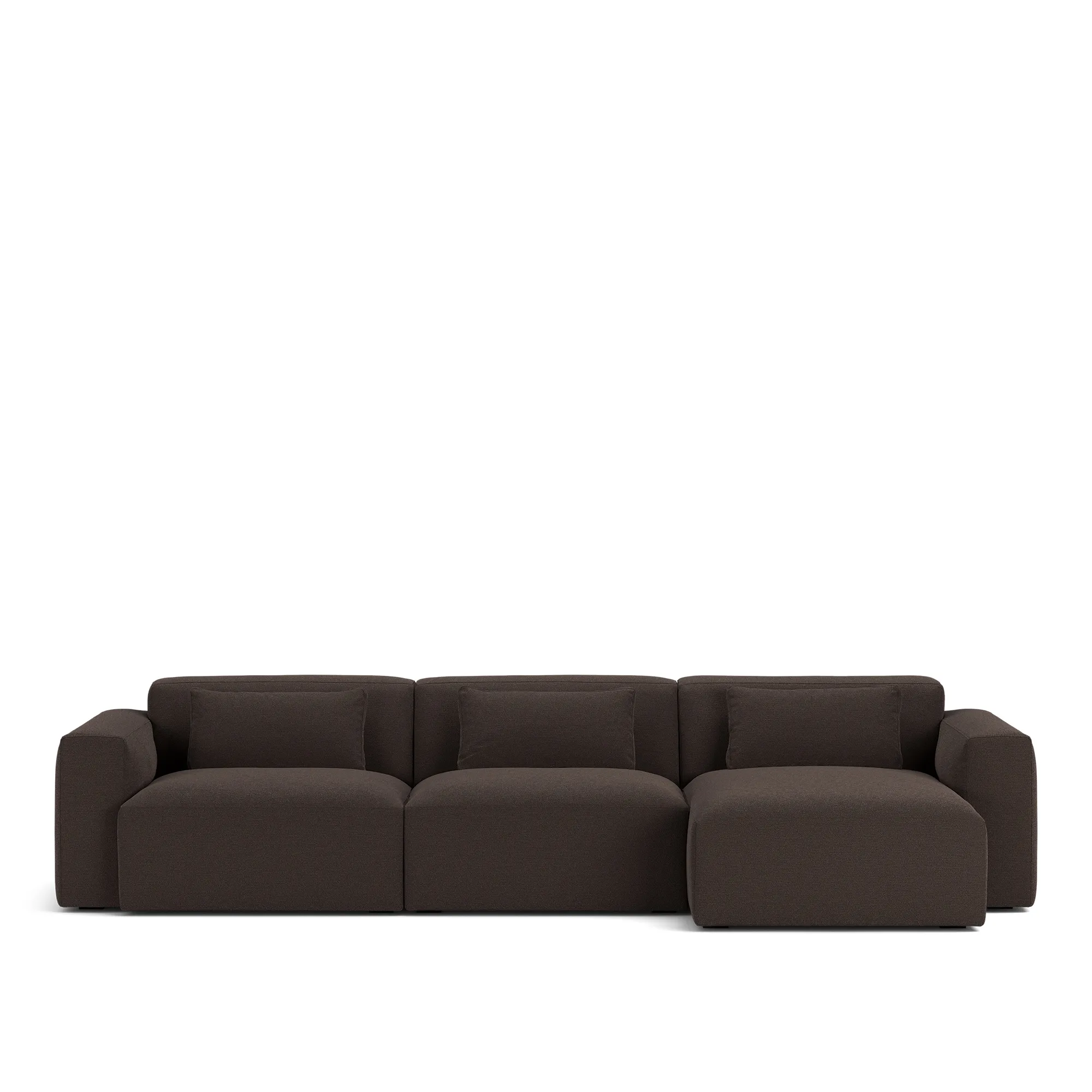 Brick 3-Seater Chaise Lounge Right - 9