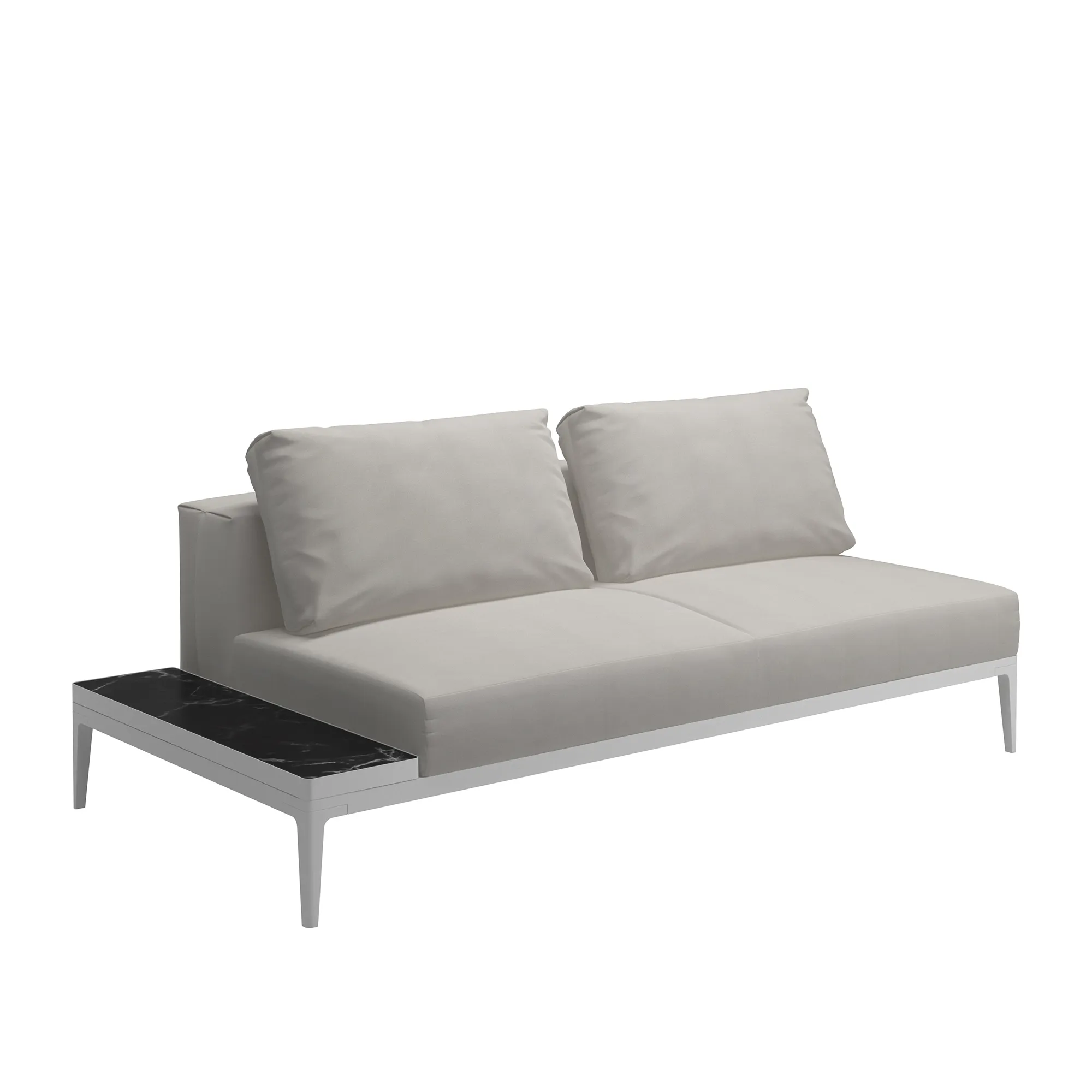 Grid End Table Unit Nero Ceramic - 8