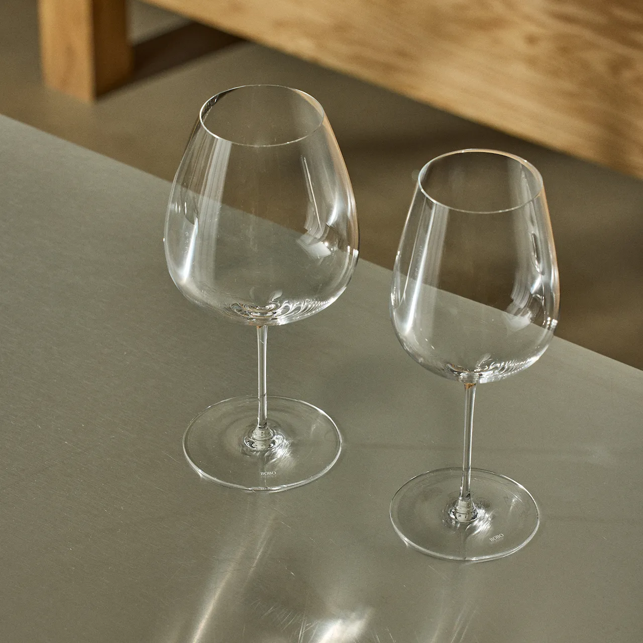 Steel wine glass - 1 pc.