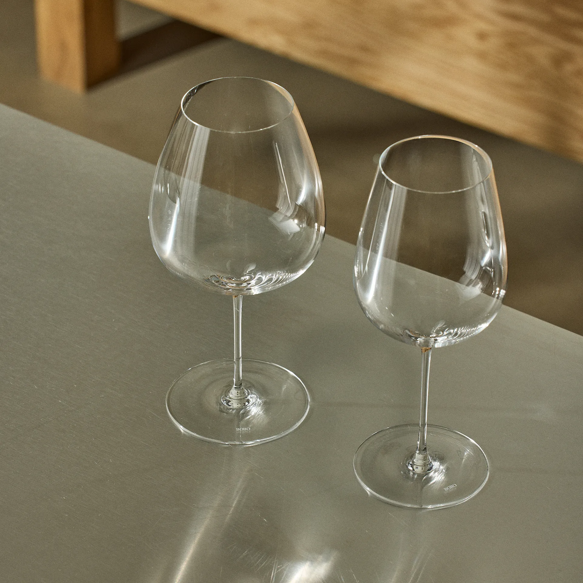 Steel wine glass - 1 pc. - BOBO - NO GA