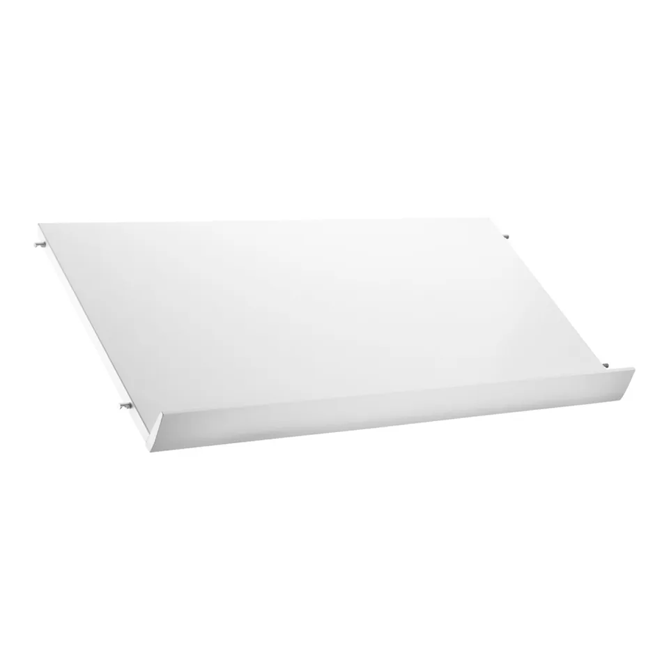 Tijdschriftenreik van hout 78x30cm wit