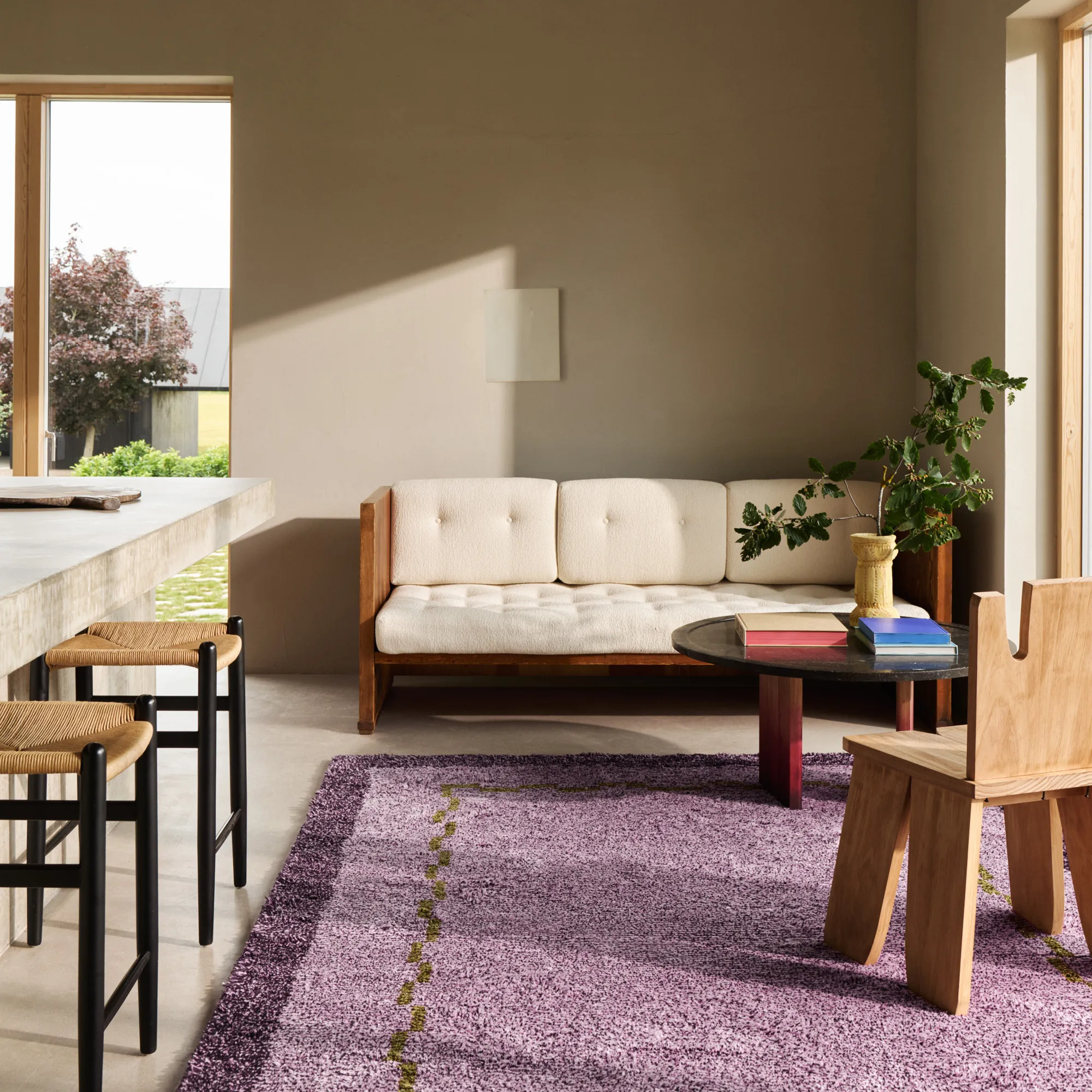 Ryya 01 Lilac Rya Rug - 4