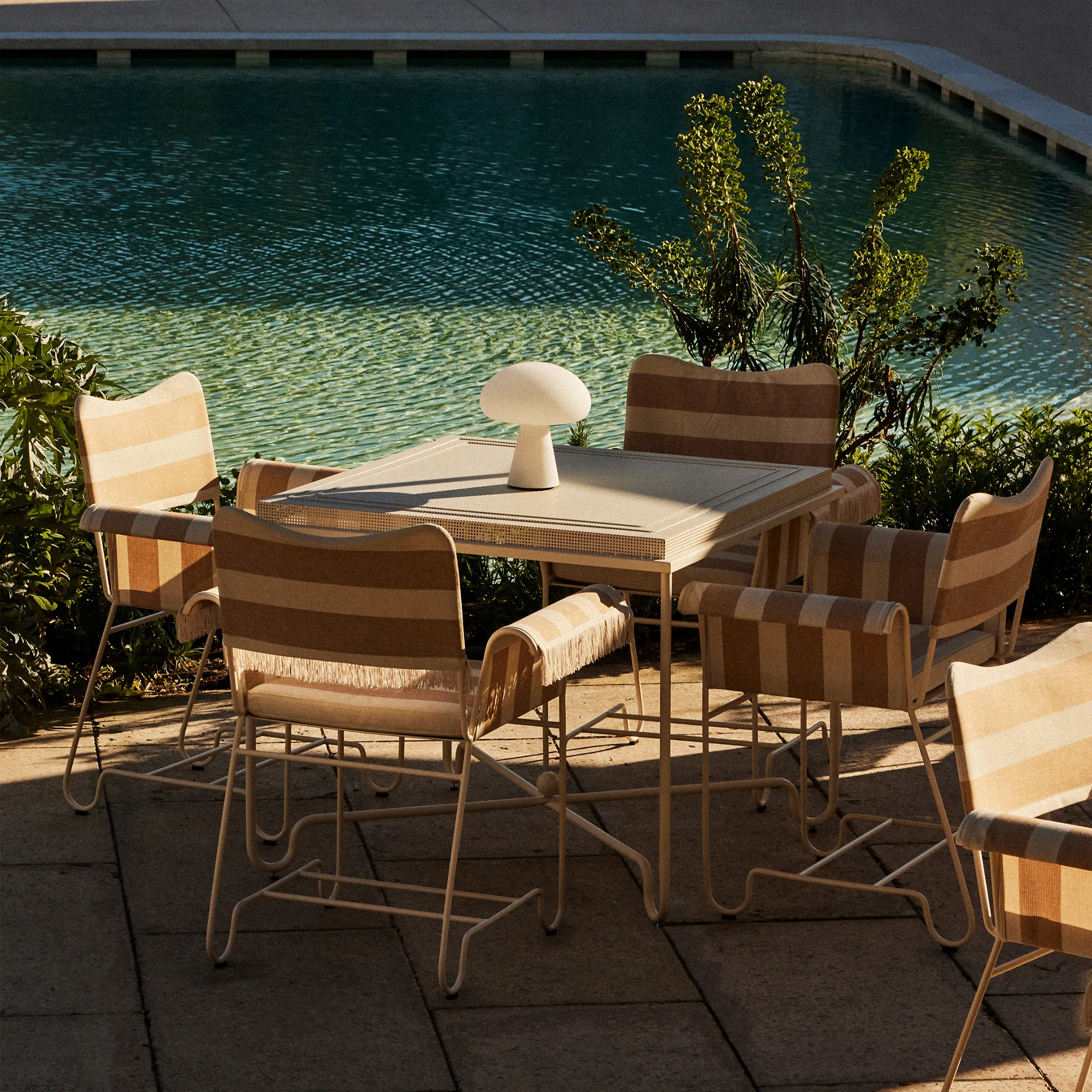 Tropique Outdoor Dining Chair White - 6