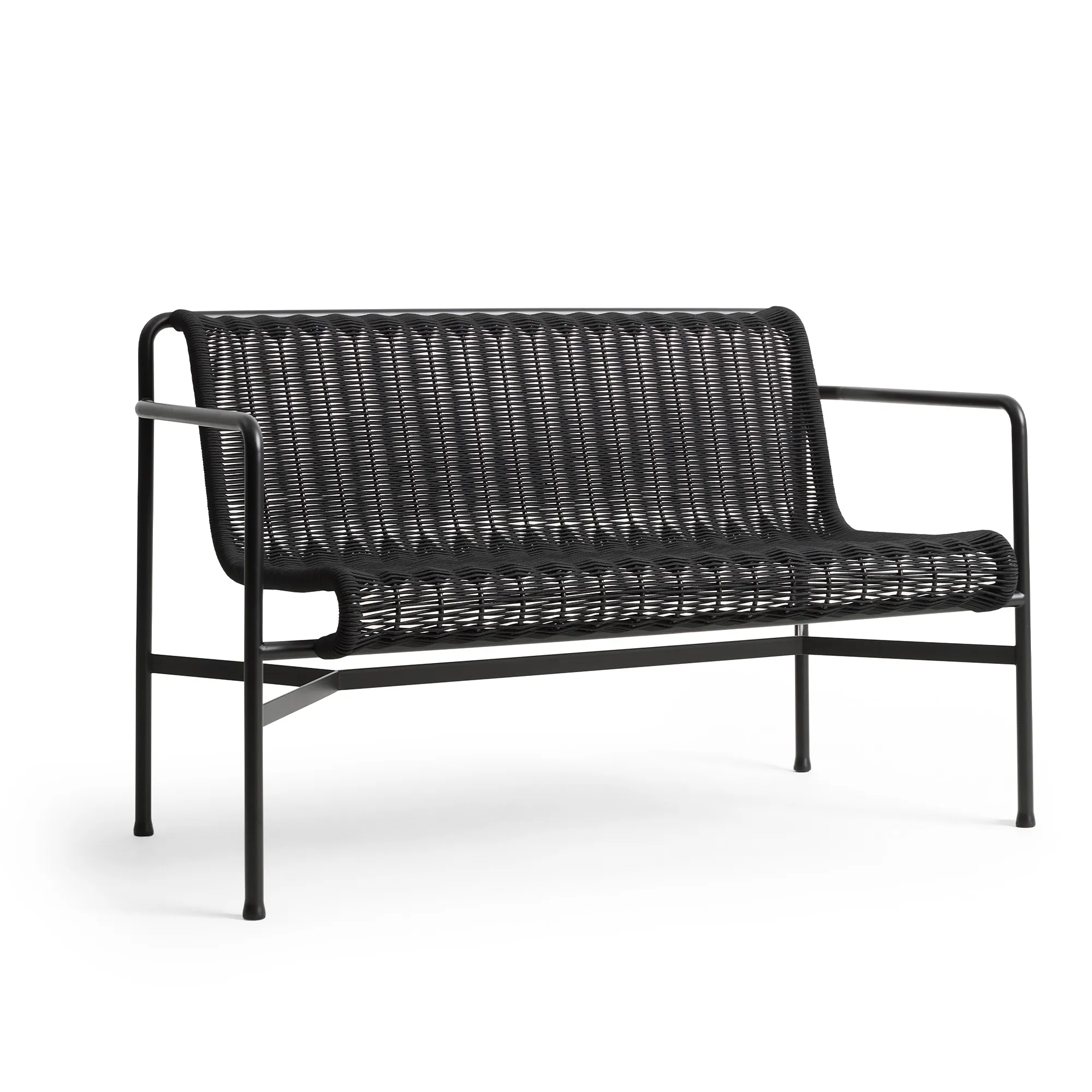 Palissade Cord tuinbank met armleuningen - 1