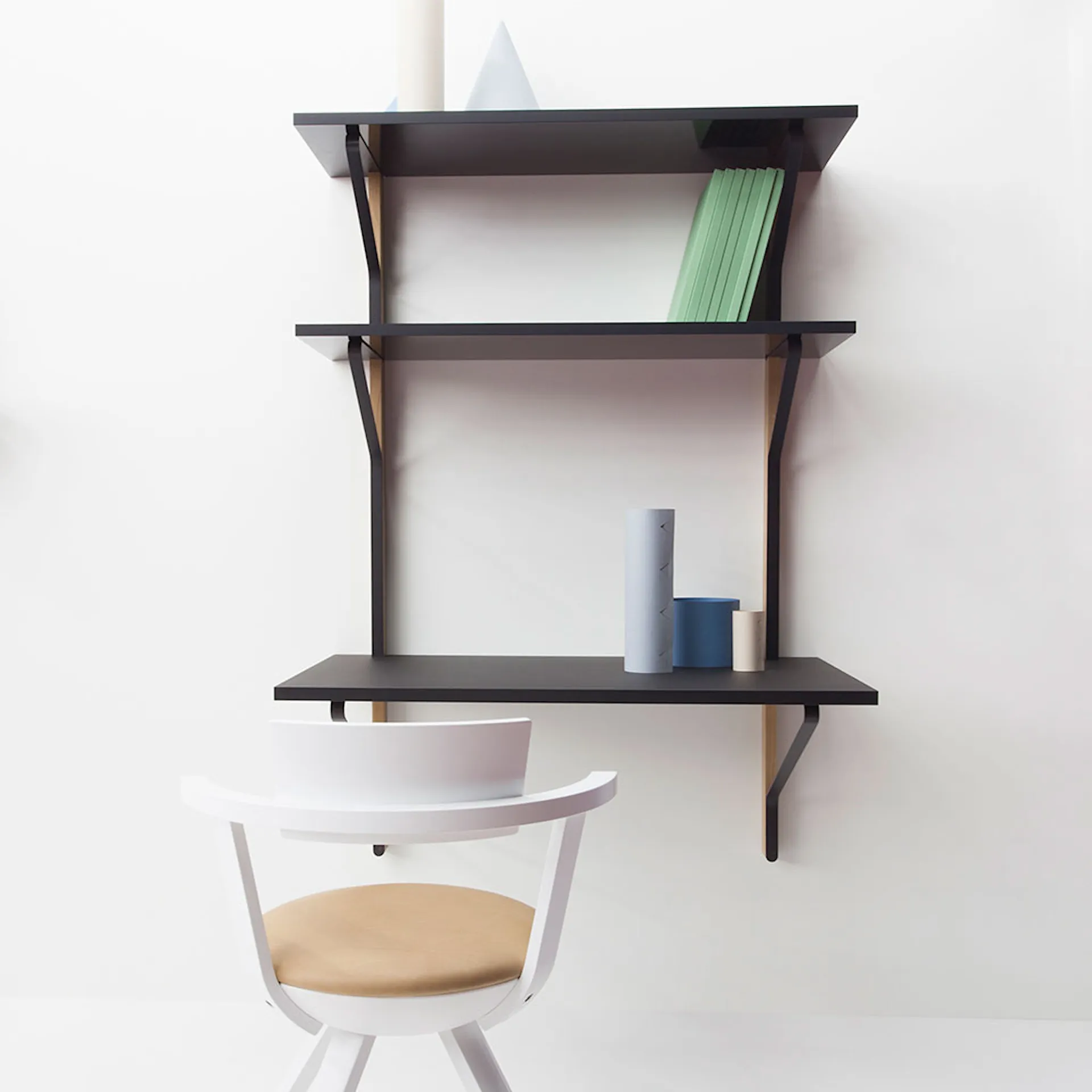 Kaari Wall shelf with desk REB 013 - Artek - Ronan & Erwan Bouroullec - NO GA