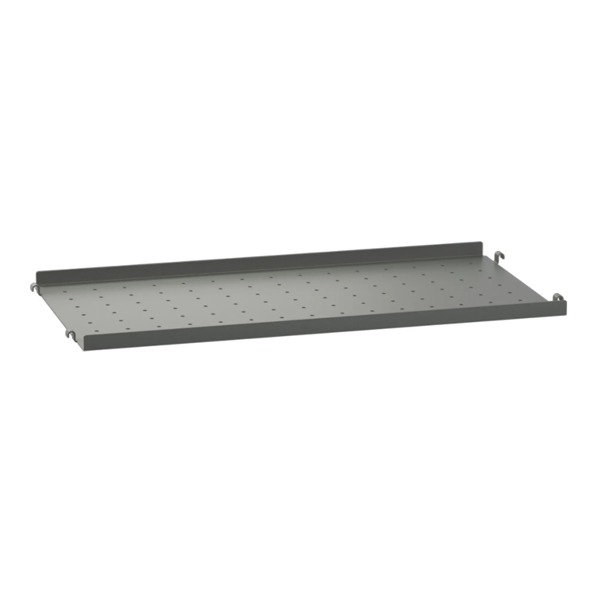 Metalhylde lav kant 58 x 20 cm - 1