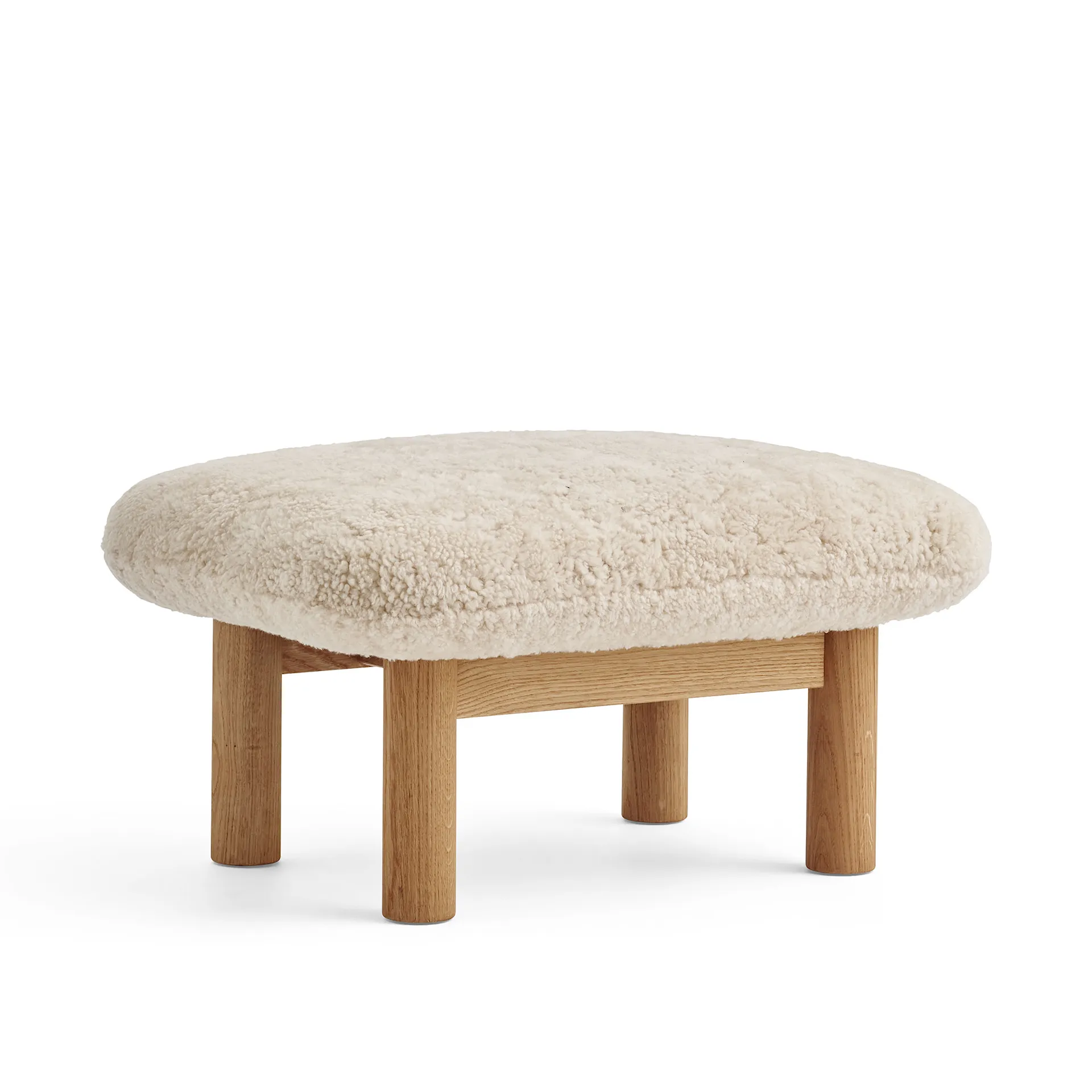 Brasilia Ottoman - Natural Oak - Audo Copenhagen - NO GA