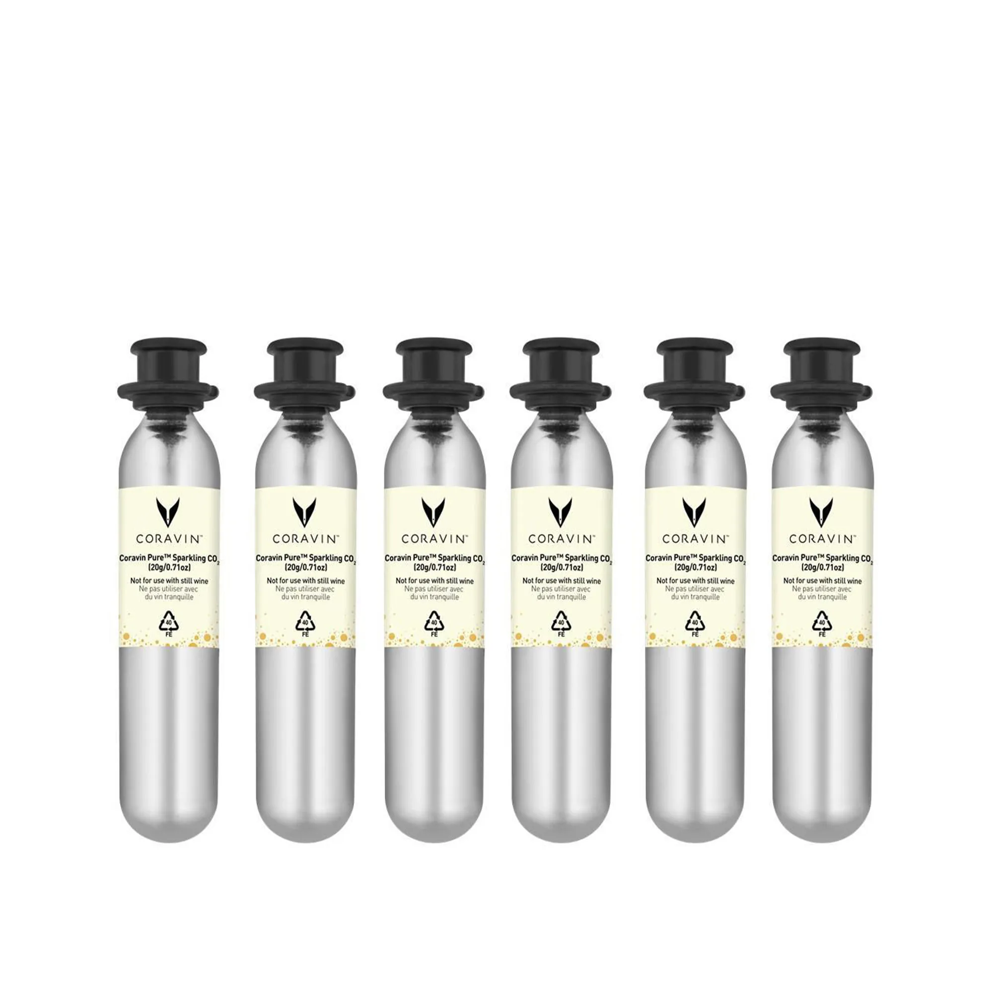 Coravin Pure Sparkling CO2 Capsules 6-Pack - 1