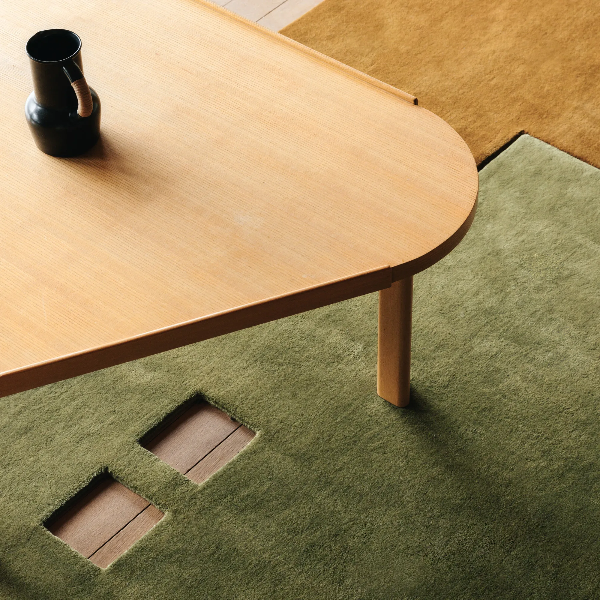 Garance Moss Wool Rug - 7