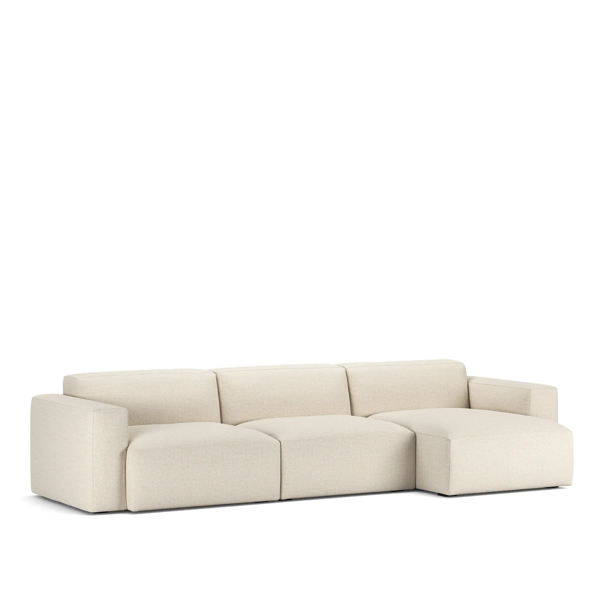 Brick 3-Seater Chaise Lounge Right - 2