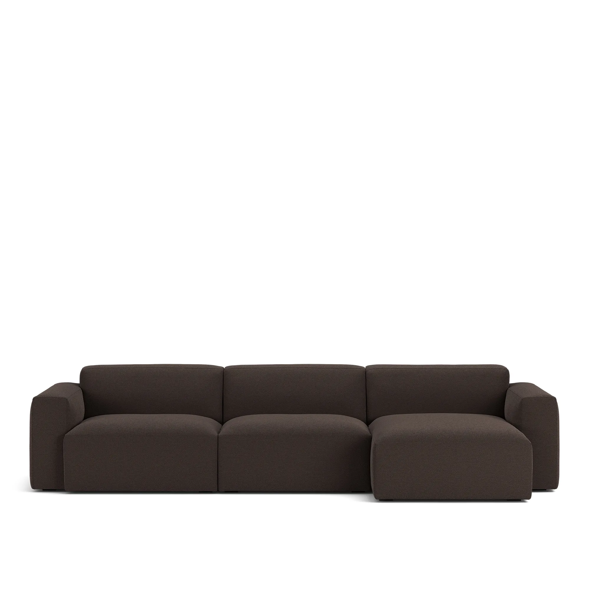 Brick 3-Seater Chaise Lounge Right - 1