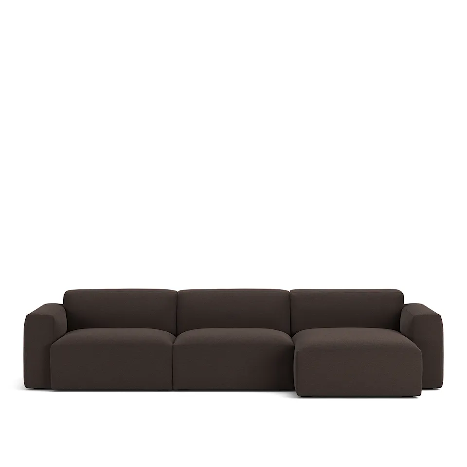 Brick 3-Seater Chaise Lounge Right