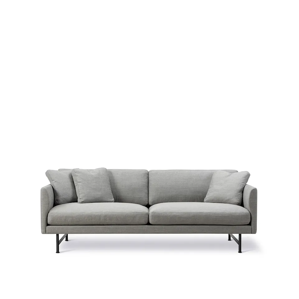 Calmo 2-Seater Sofa Black Steel
