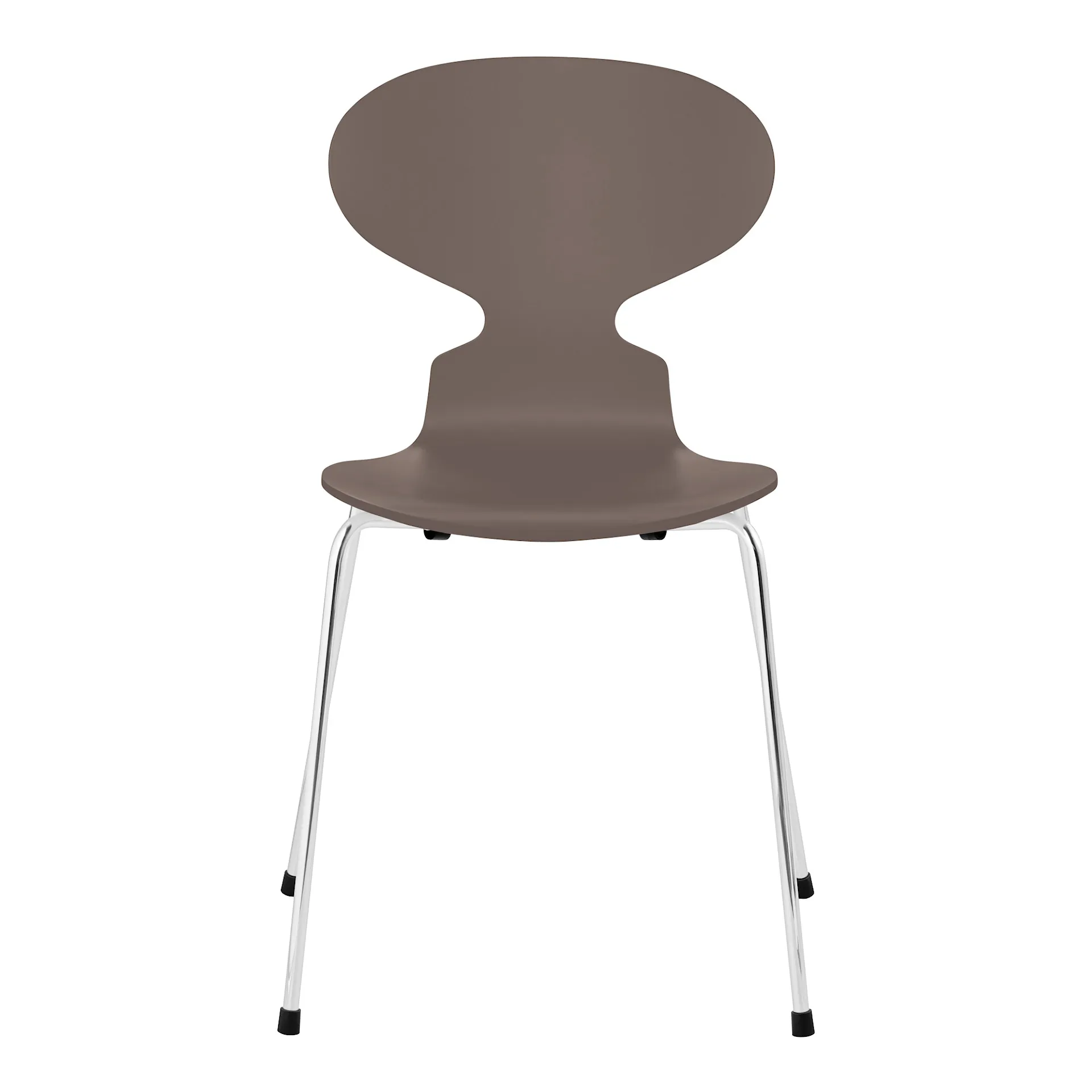 Ant 3100 colored ash veneer steel frame chrome - Fritz Hansen - Arne Jacobsen - NO GA