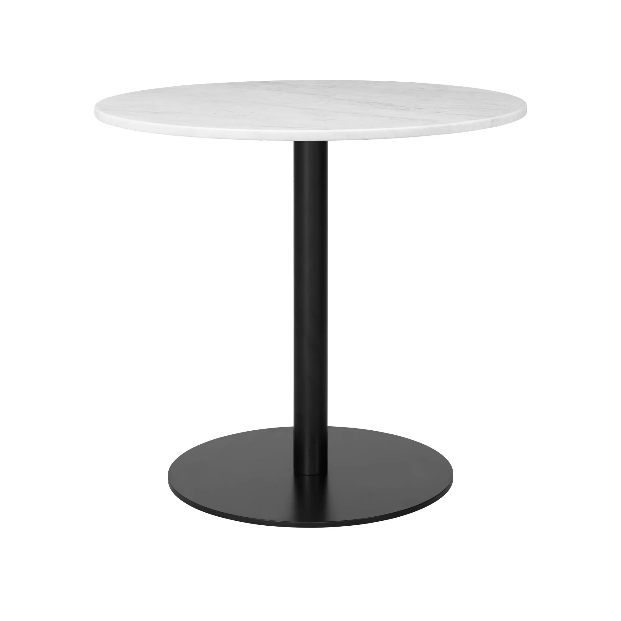 GUBI 1.0 ruokapöytä Ø80 cm musta - 1
