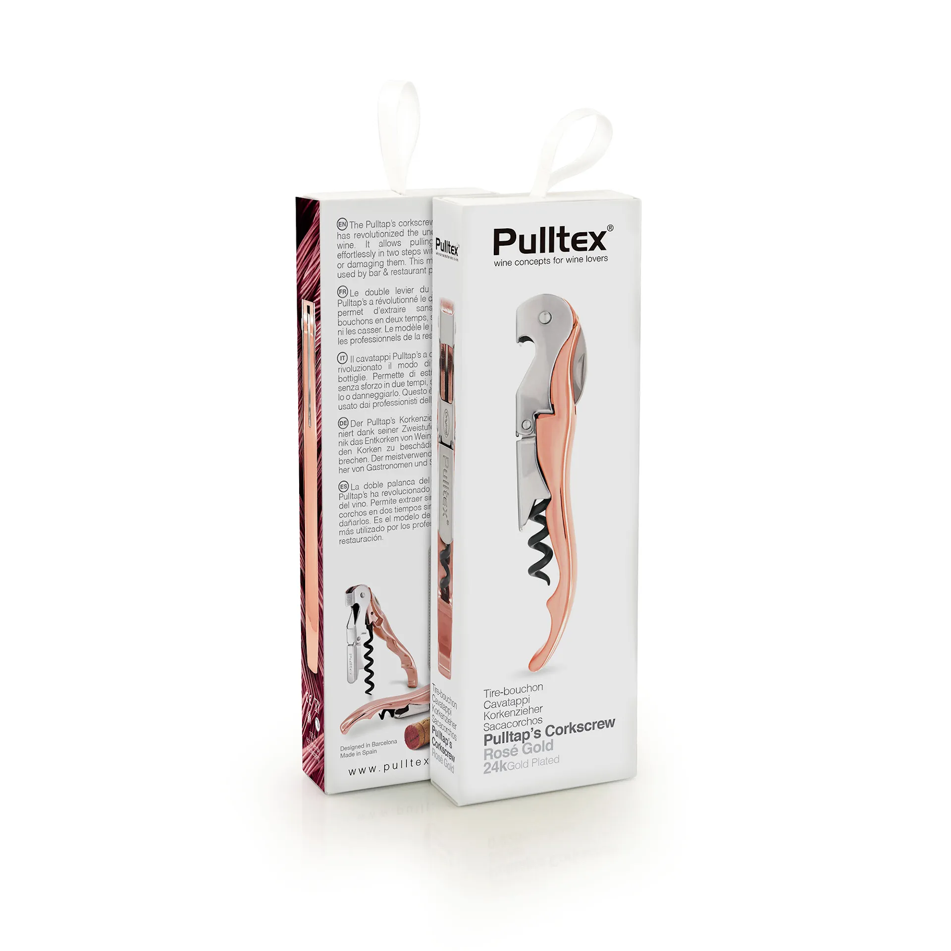 Pulltaps Classic Rose Gold Corkscrew - Pulltex - NO GA