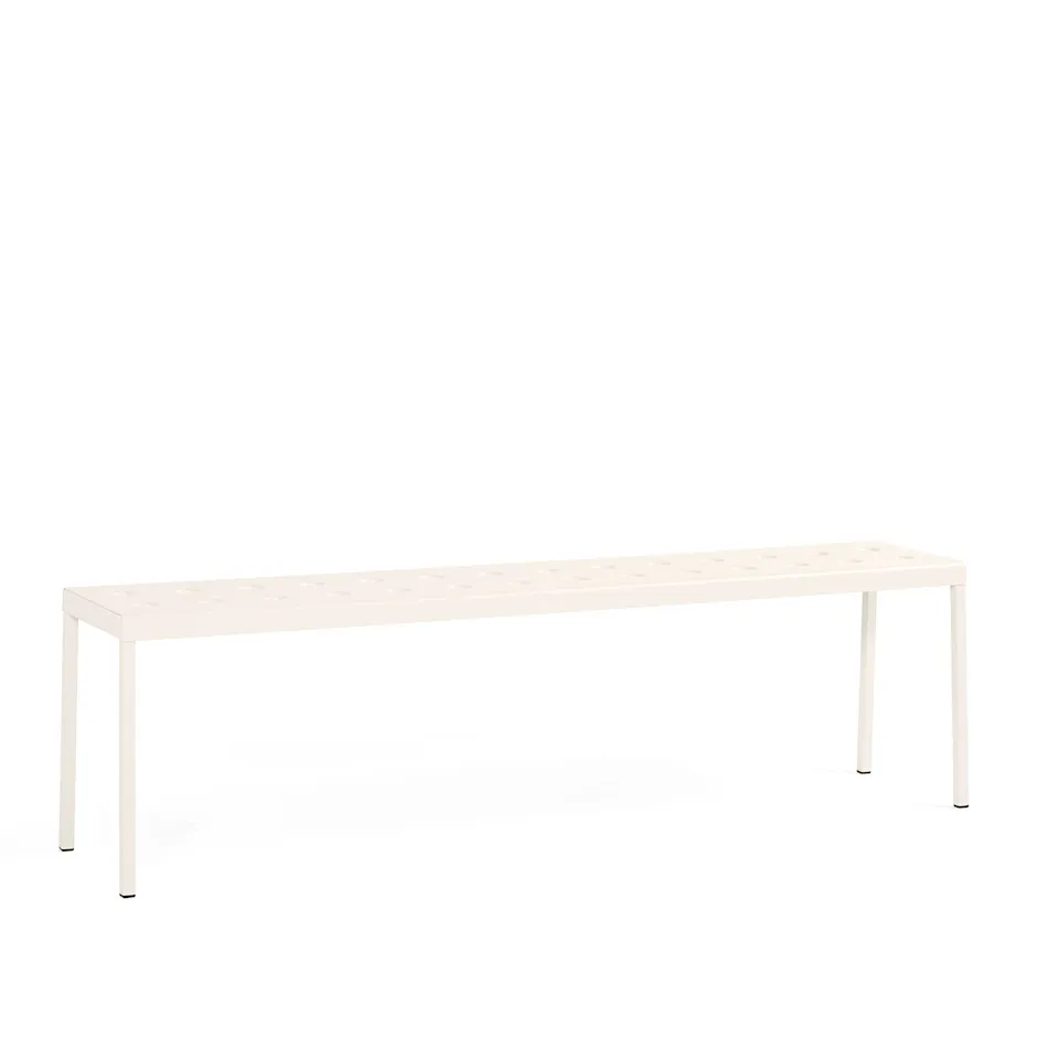 Balcony Bench L165,5xW35xH46 - Chalk beige