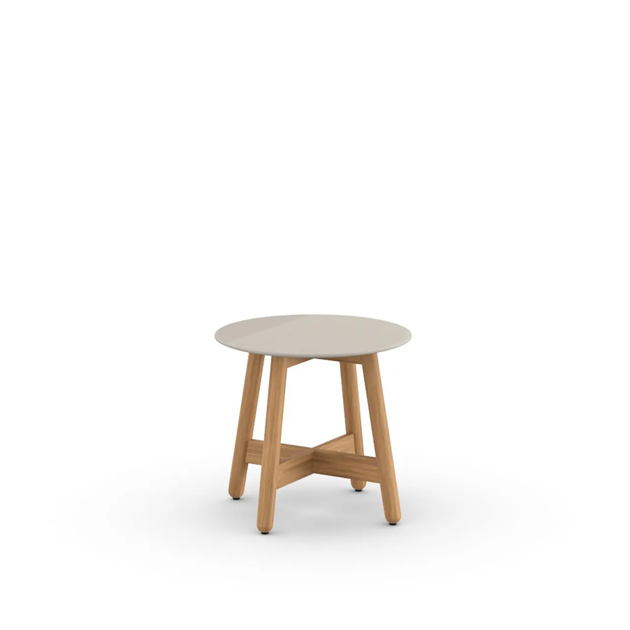 Mbrace Side Table 50 cm Teak / Chalk