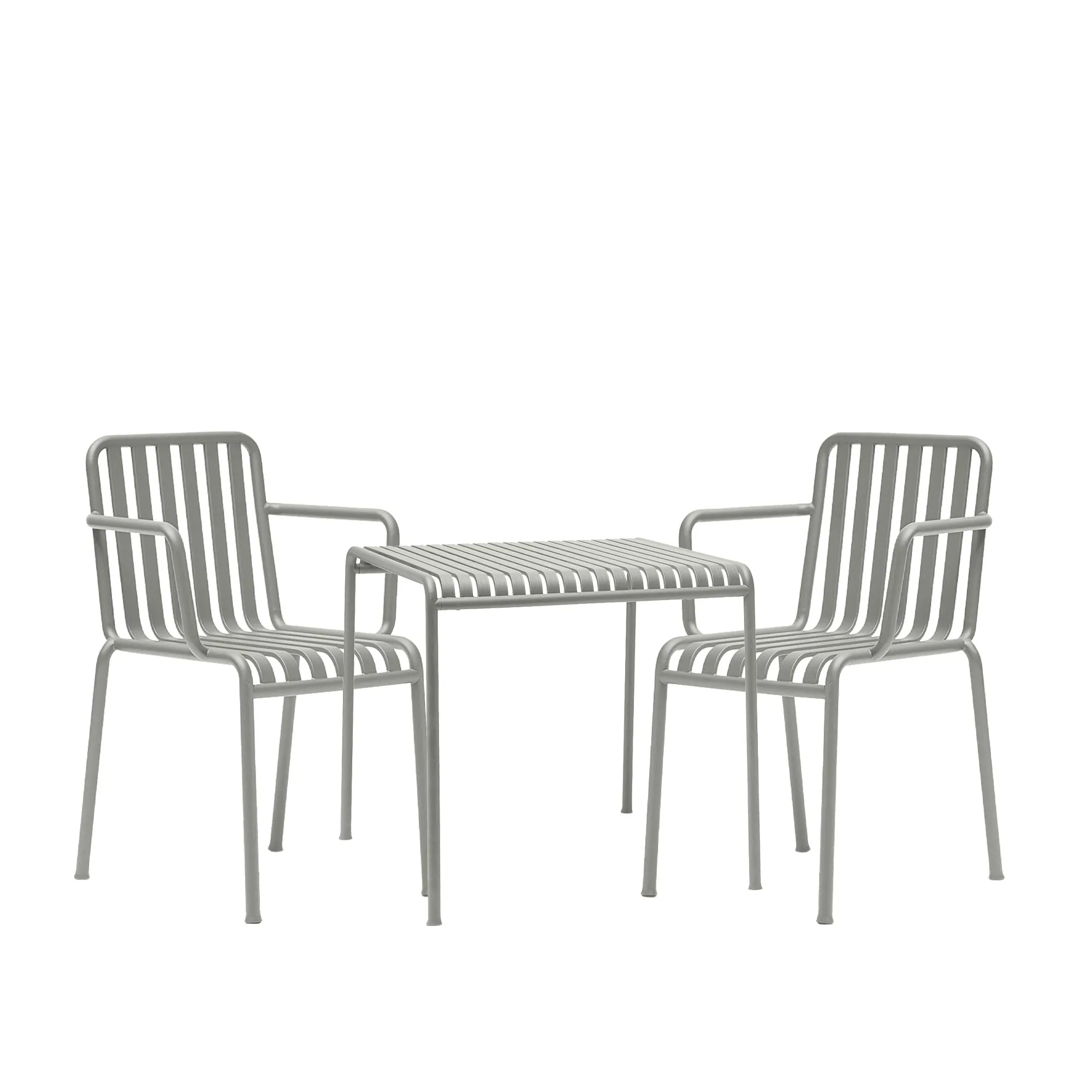 Palissade dining set with table & 2 armchairs - 1
