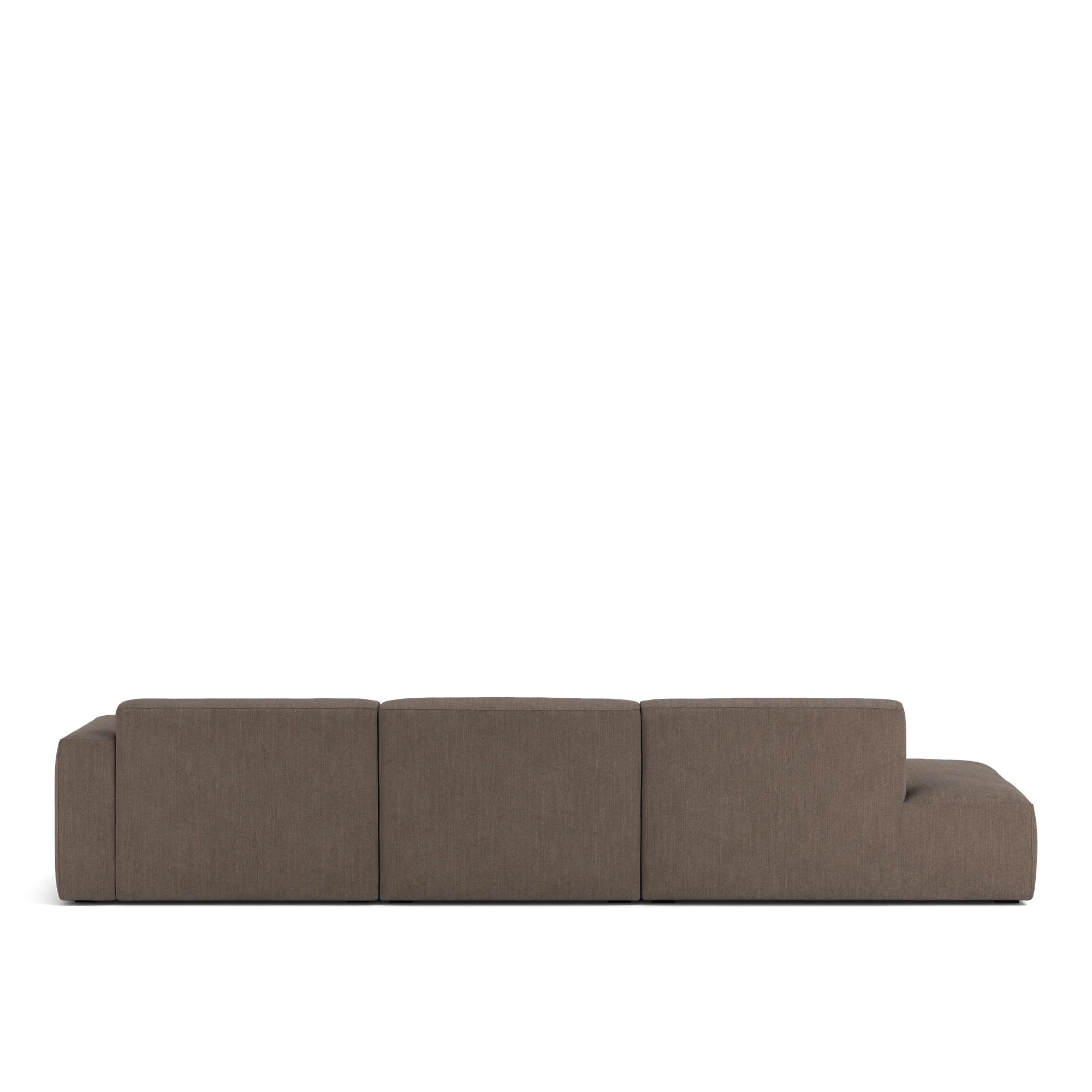 Brick 3-Seater Chaise Lounge Open End Left - 6