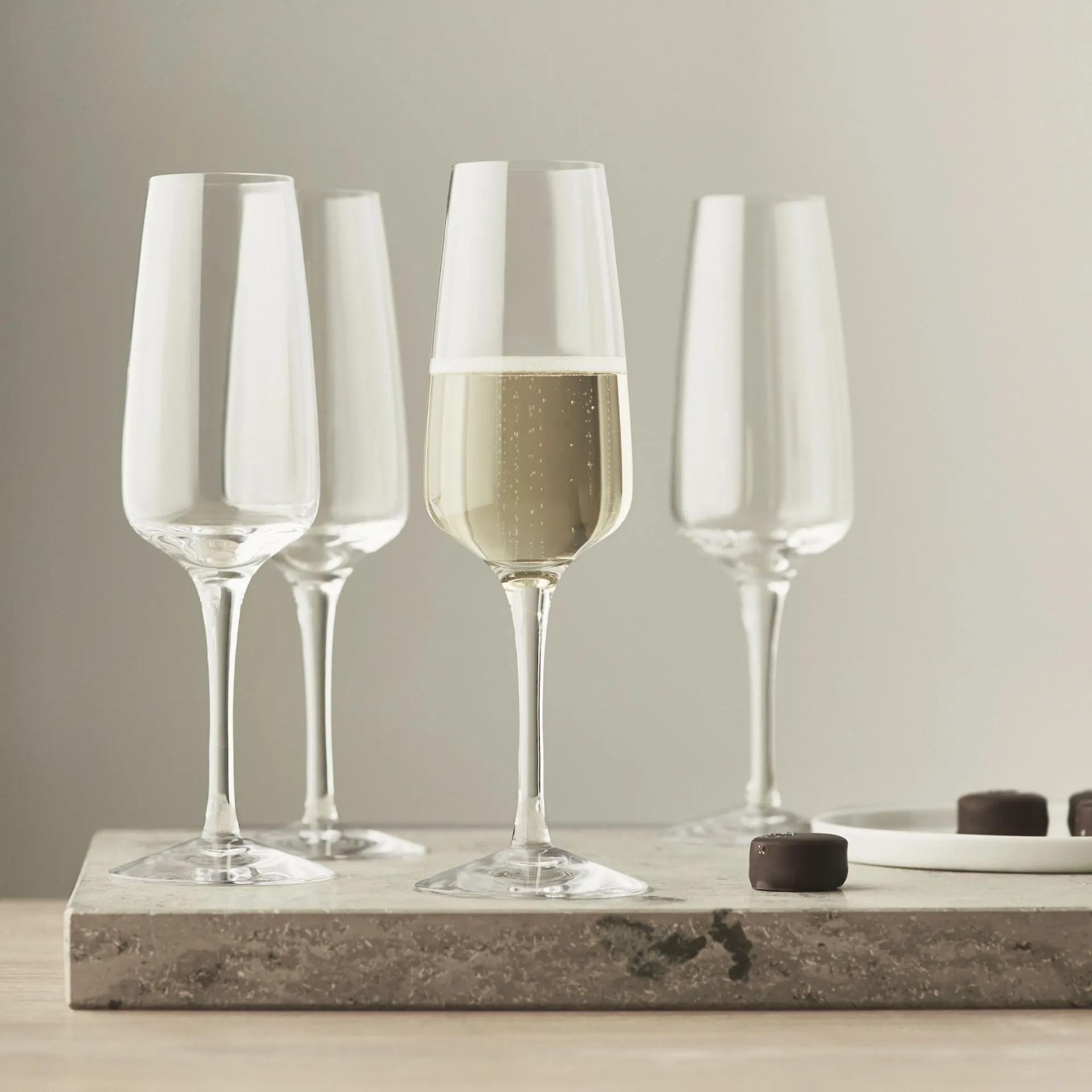 Pulse champagne glass 28 cl 4-pack - Orrefors - NO GA