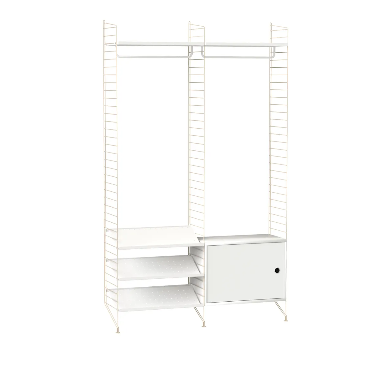 Hall shelving system S grey