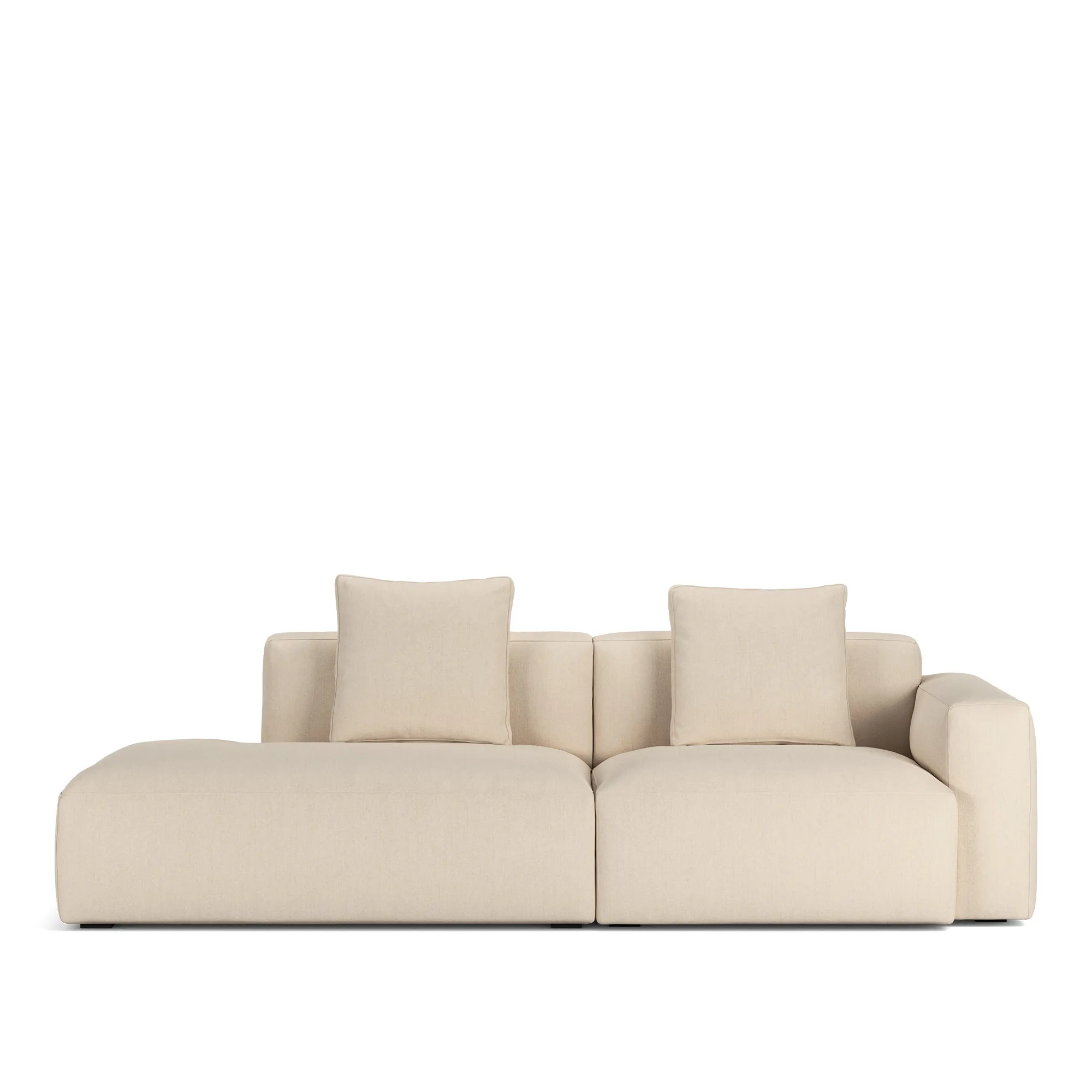 Brick 2-Seater Open End Left - 10