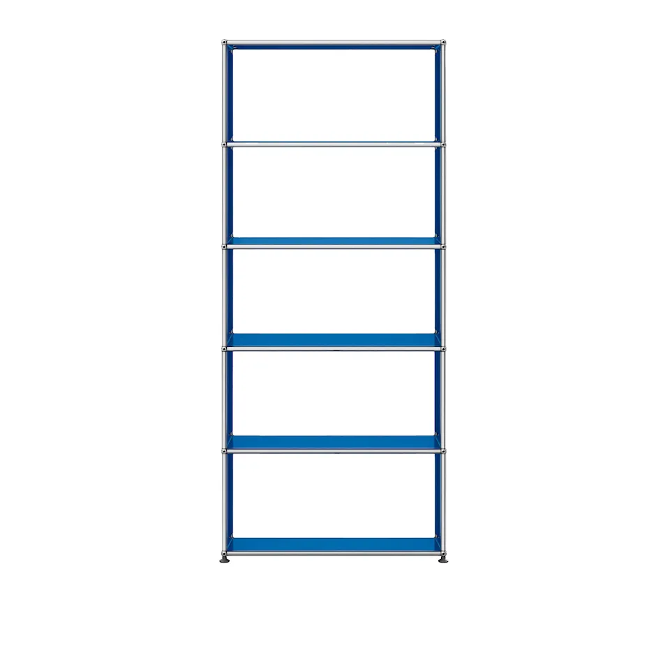 USM Haller 108 Shelving, Gentian Blue